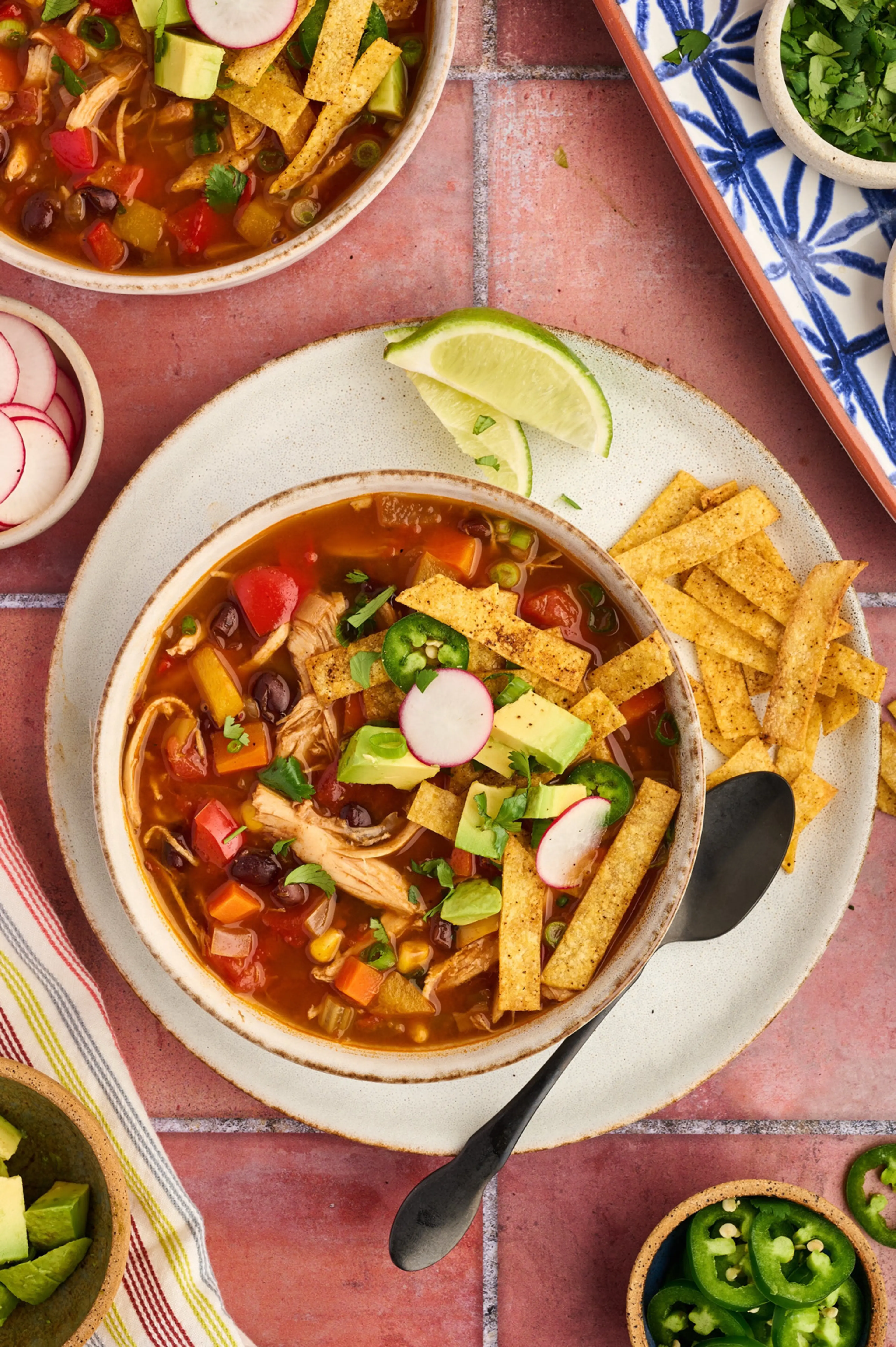 Hearty Chicken Tortilla Soup
