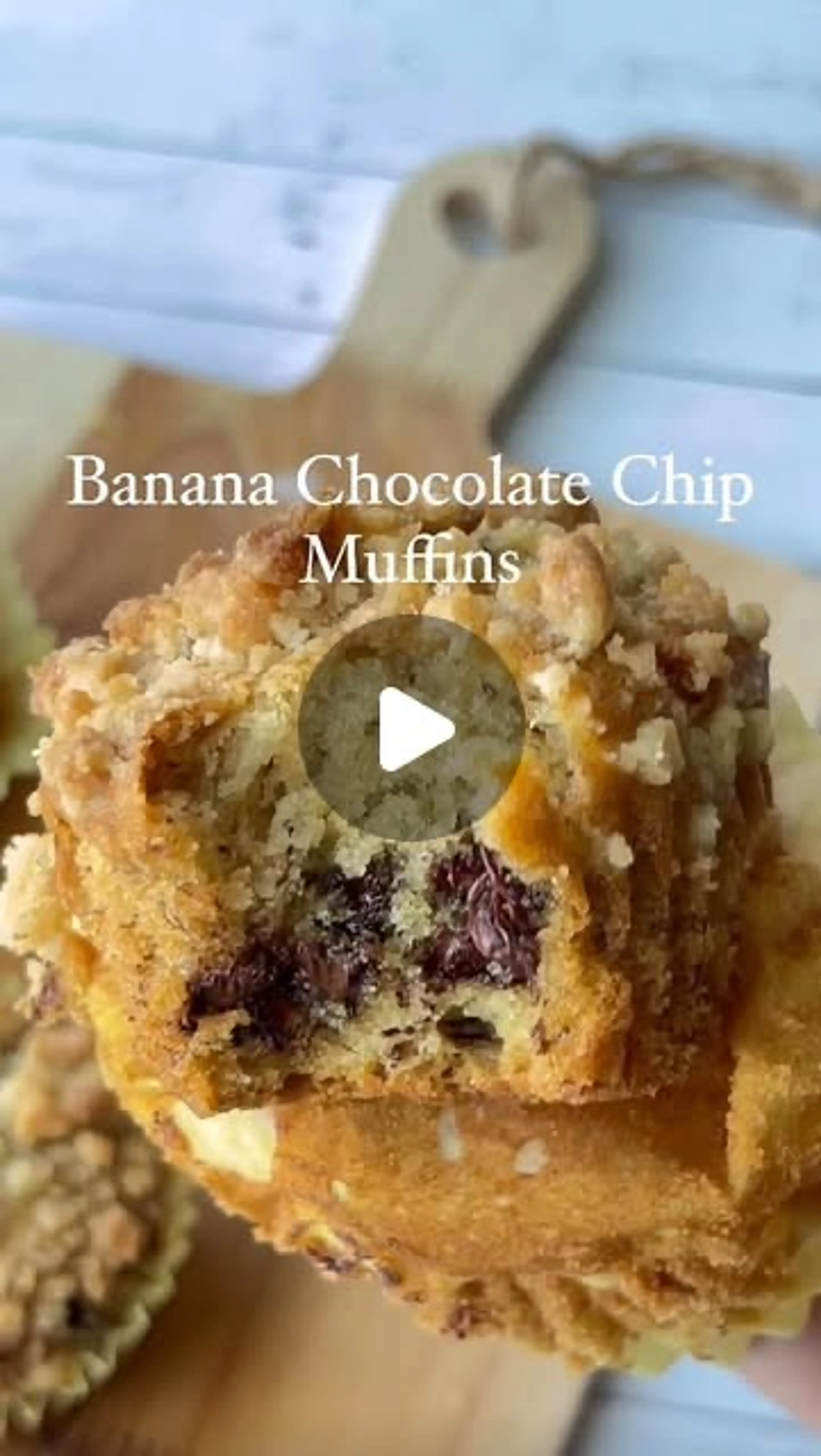 Banana Chocolate Chip Muffins