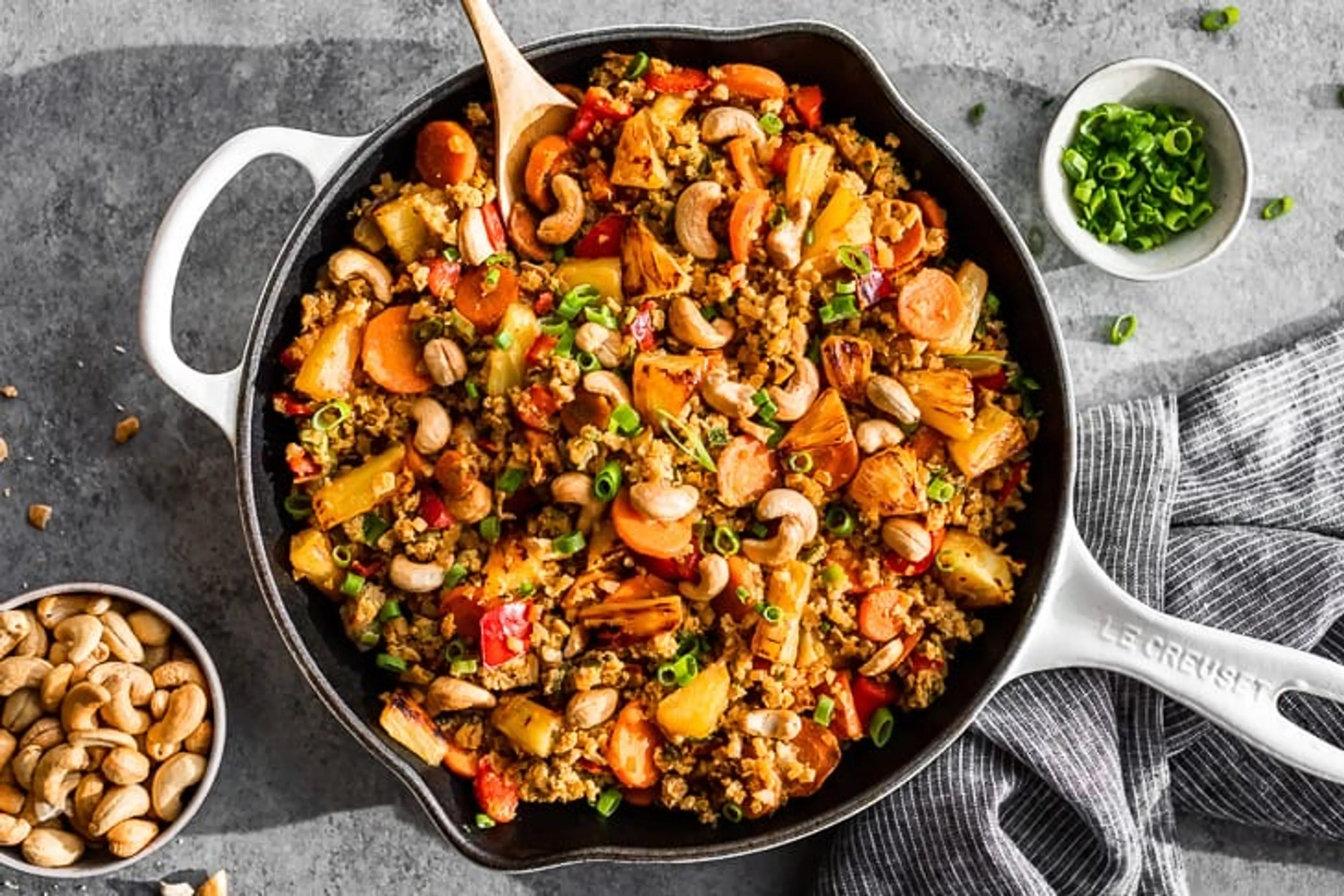 Pineapple Cauliflower Fried Rice