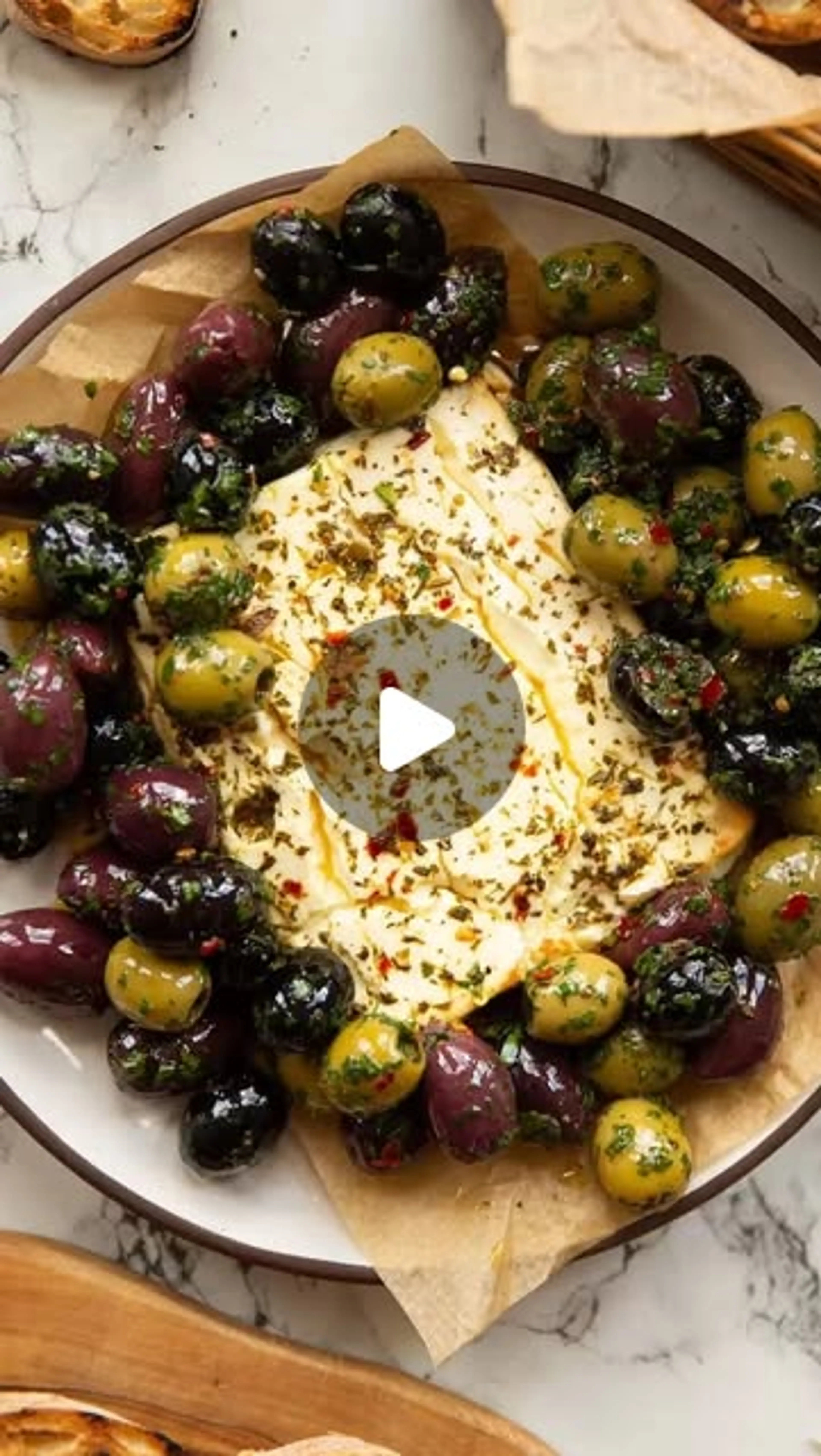 Whipped Feta Olives