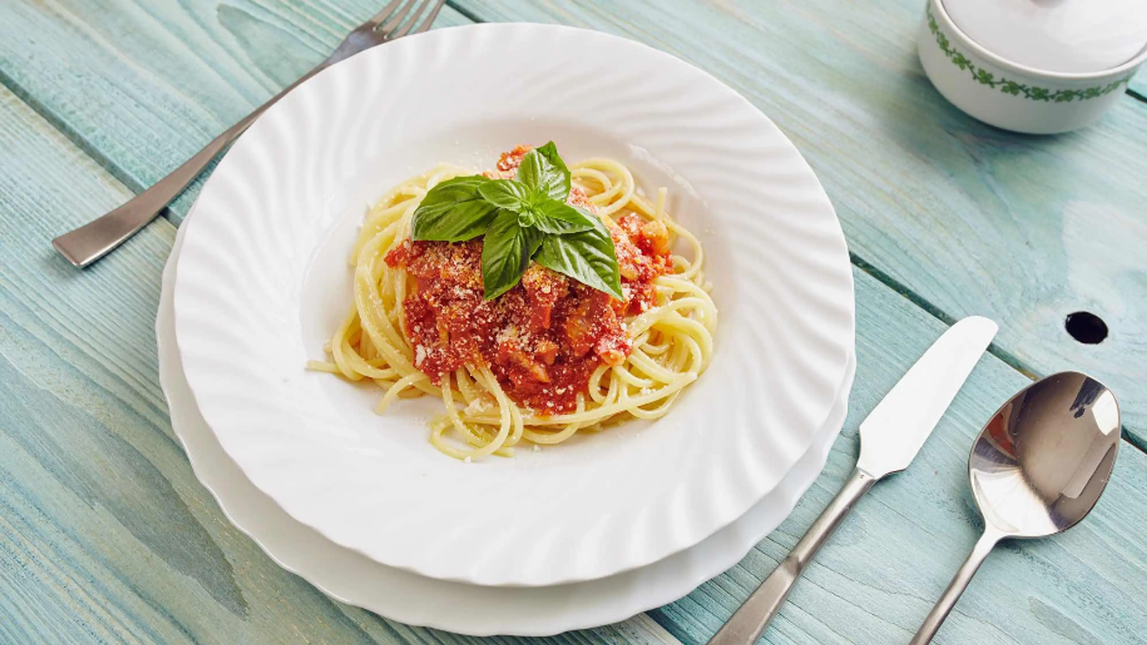 Spicy Italian, Bacon & Tomato Pasta