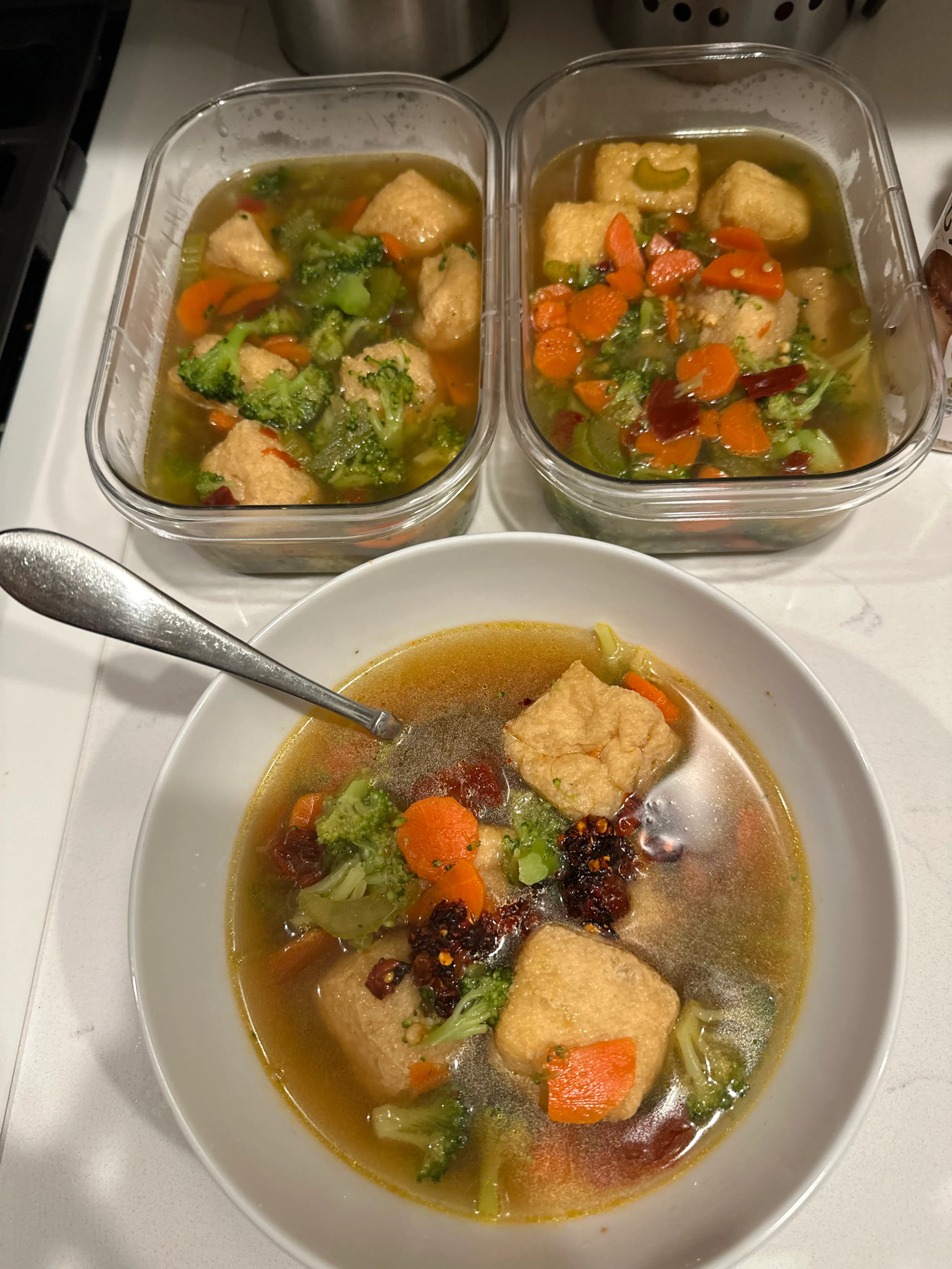 Tofu Vegetable Soup