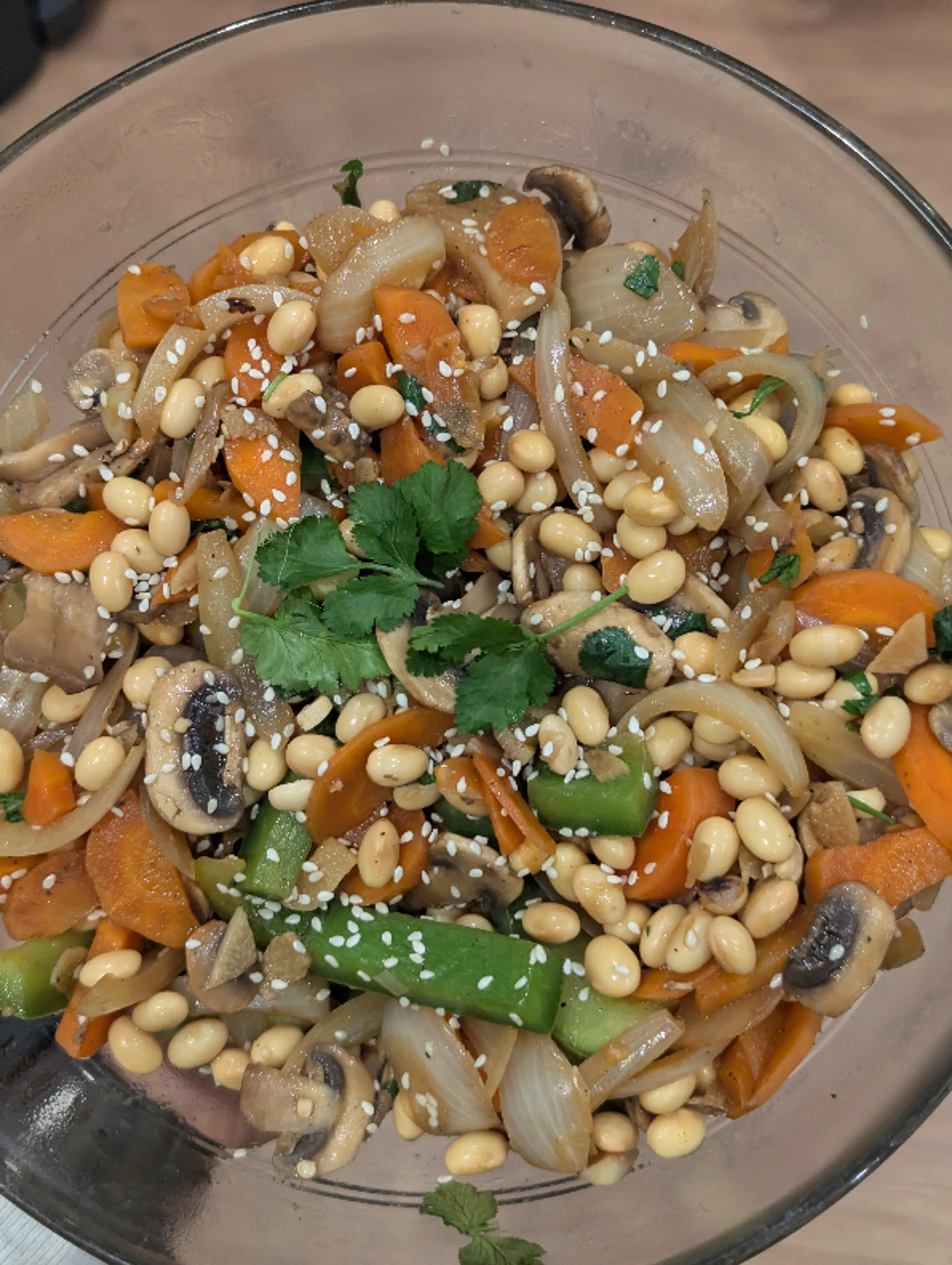 🥢 Soja Sauté Façon Asiatique aux Champignons