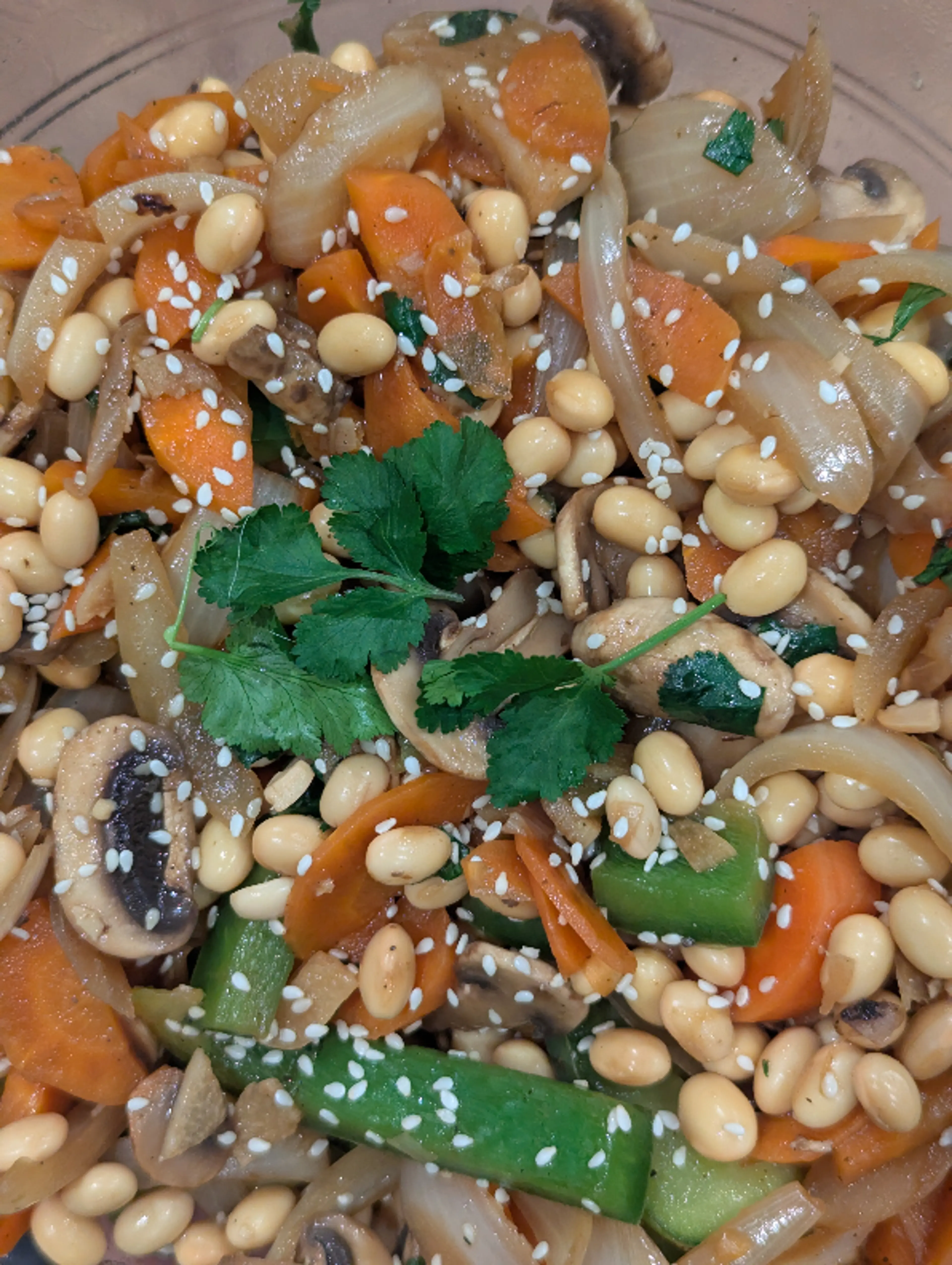 🥢 Soja Sauté Façon Asiatique aux Champignons