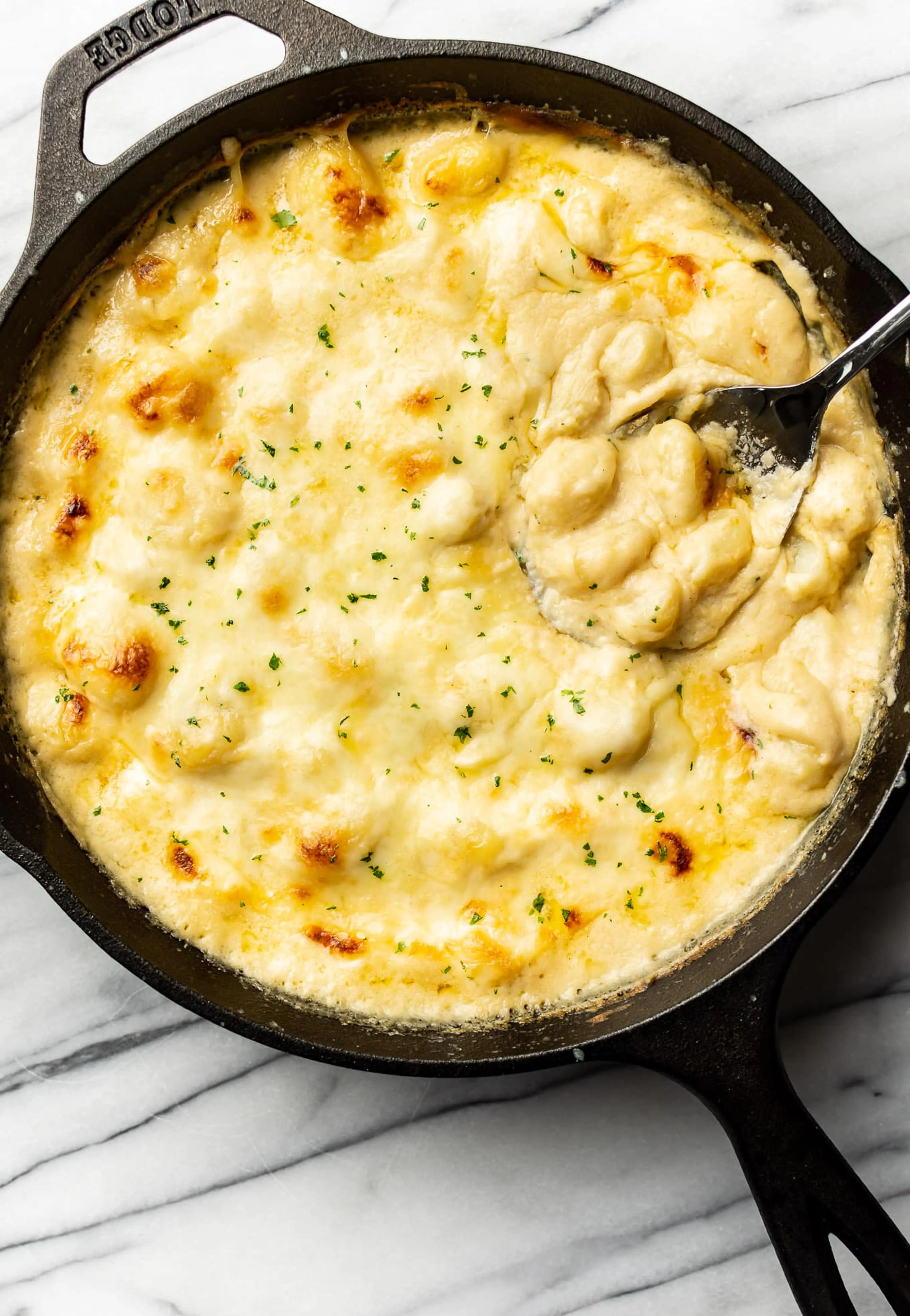 Three Cheese Mac and Cheese Gnocchi