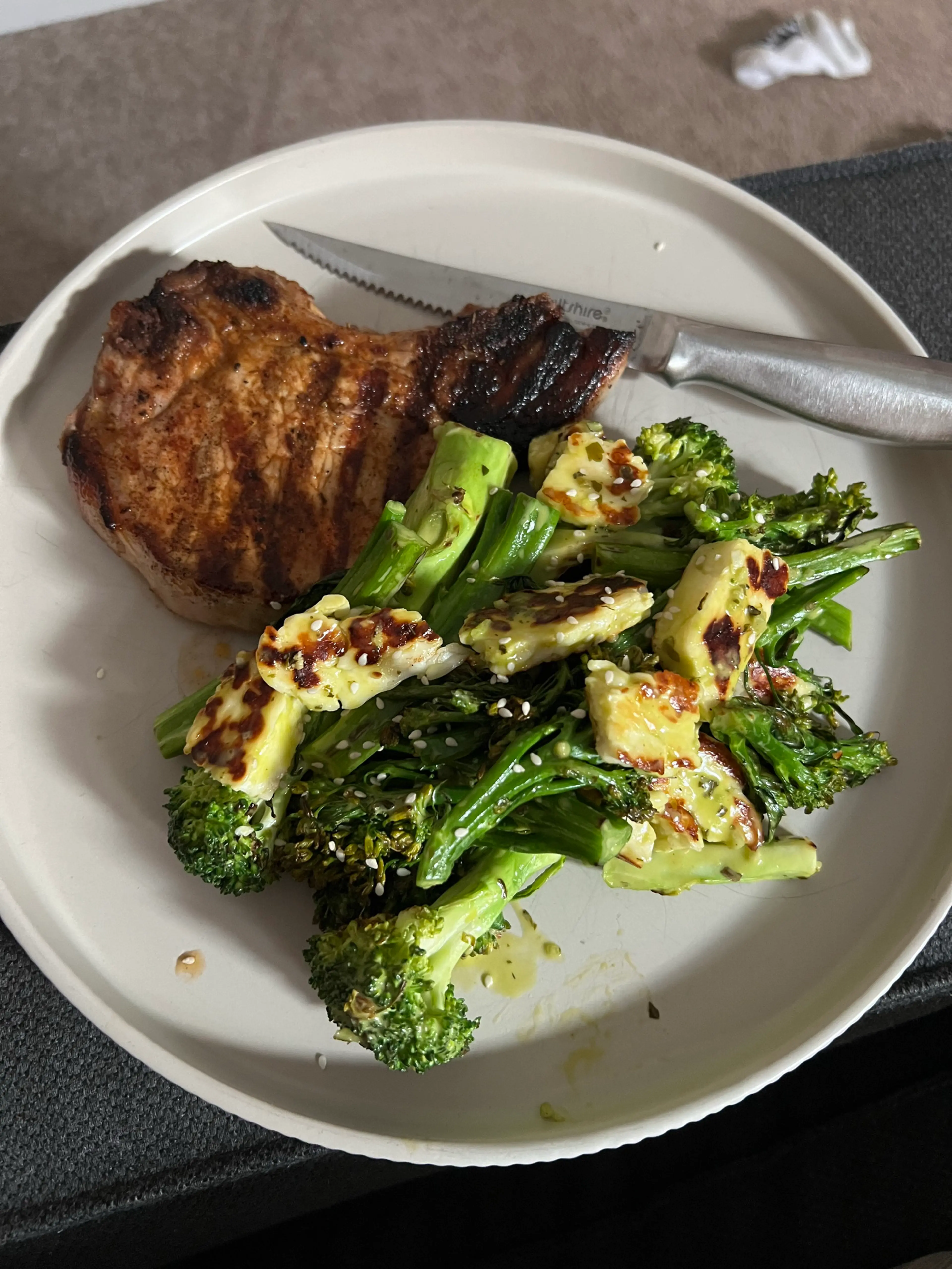 Grilled Green Salad