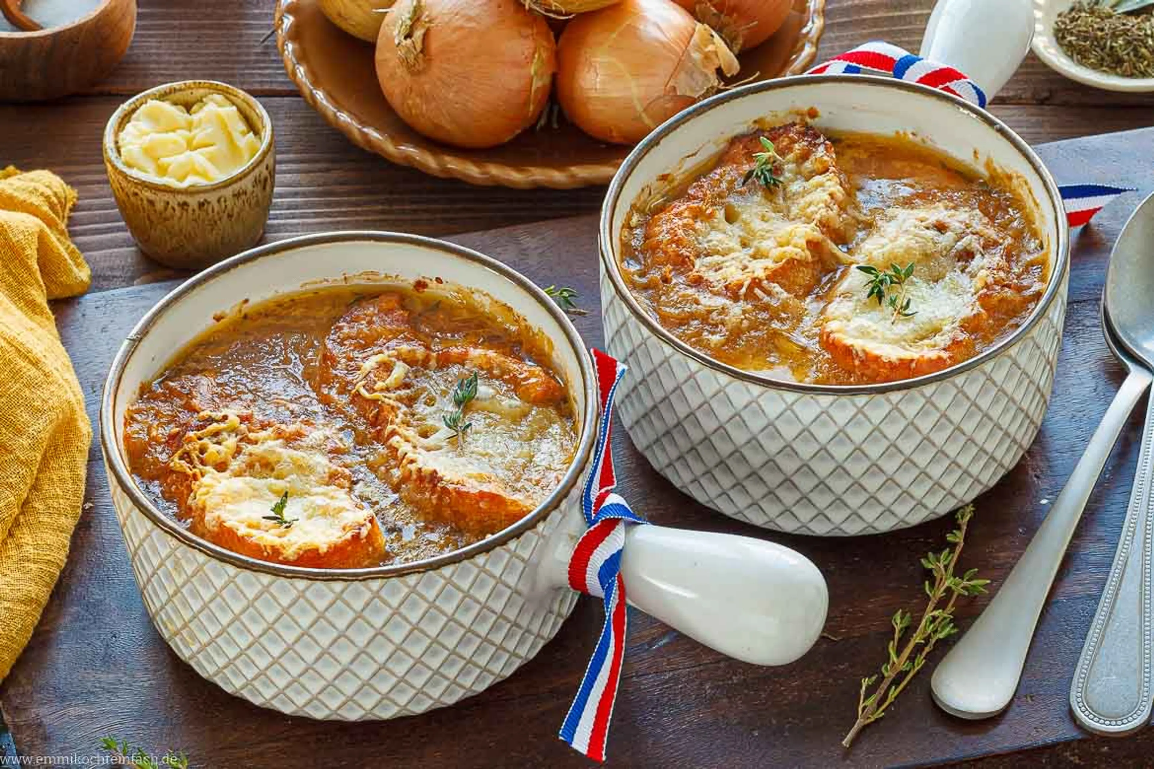 Französische Zwiebelsuppe – einfaches Rezept