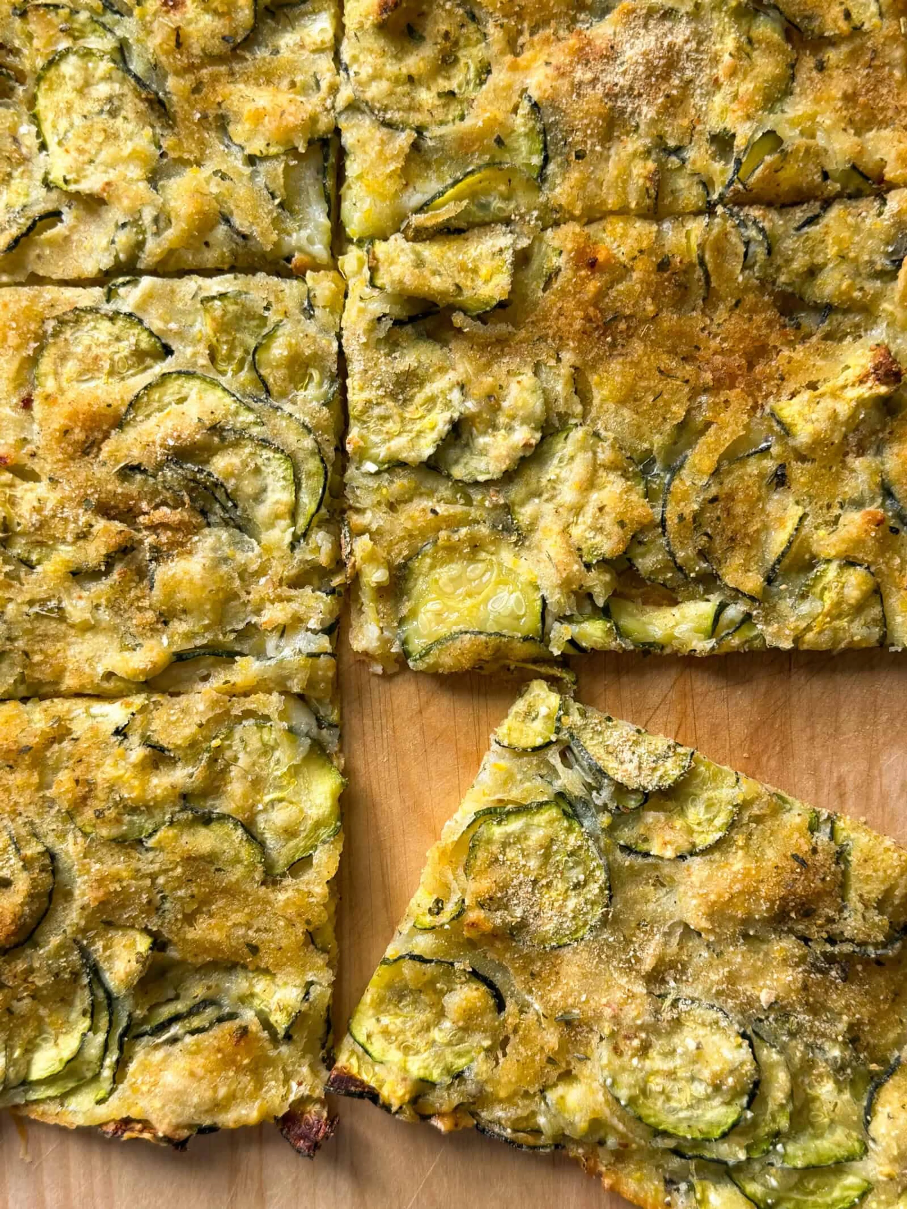 Zucchini Flatbread (Zucchini Scarpaccia)