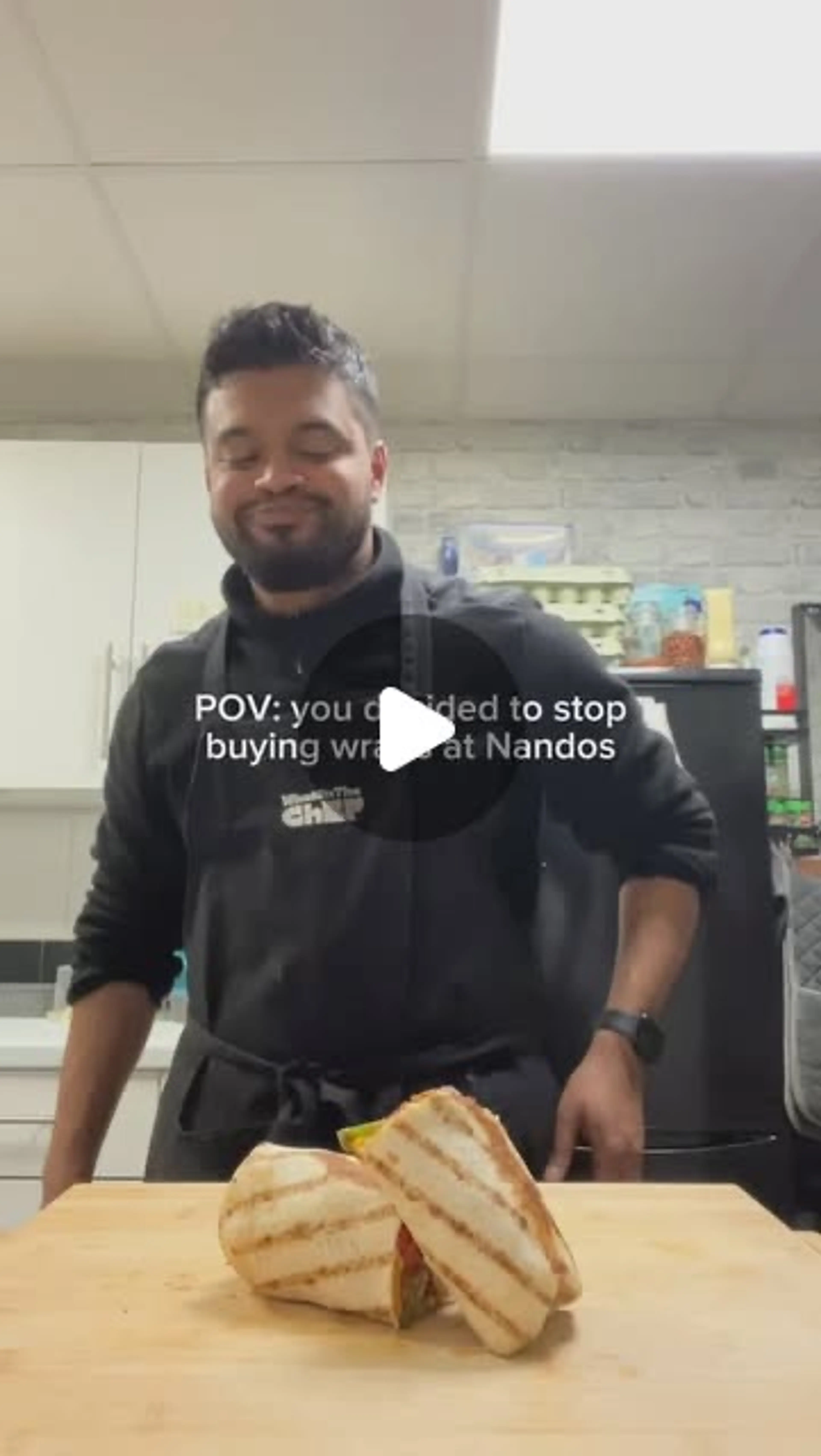 Made Some Super Easy Peri Peri Chicken and I Got 3 Wraps Out