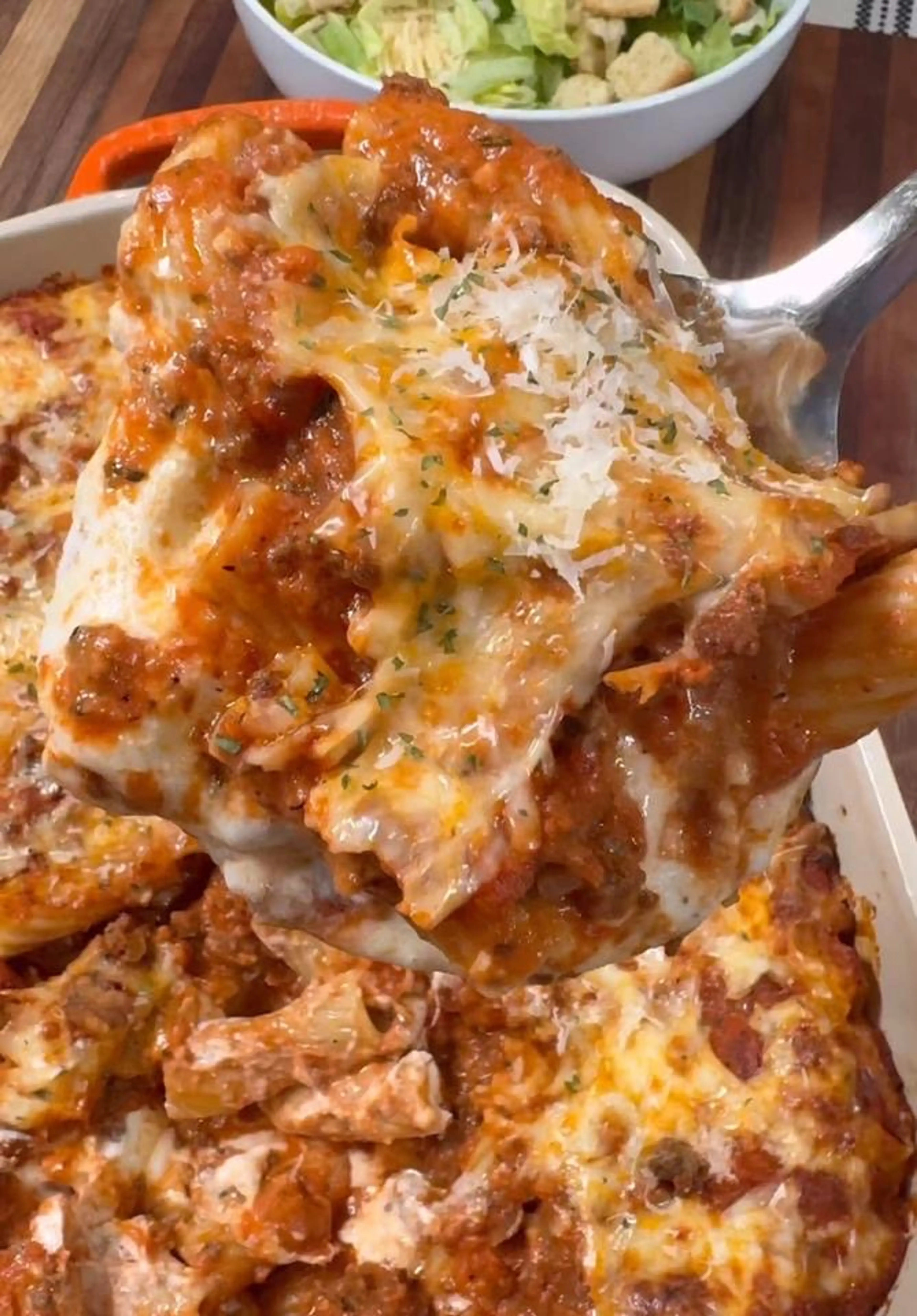 Cheesy Baked Rigatoni