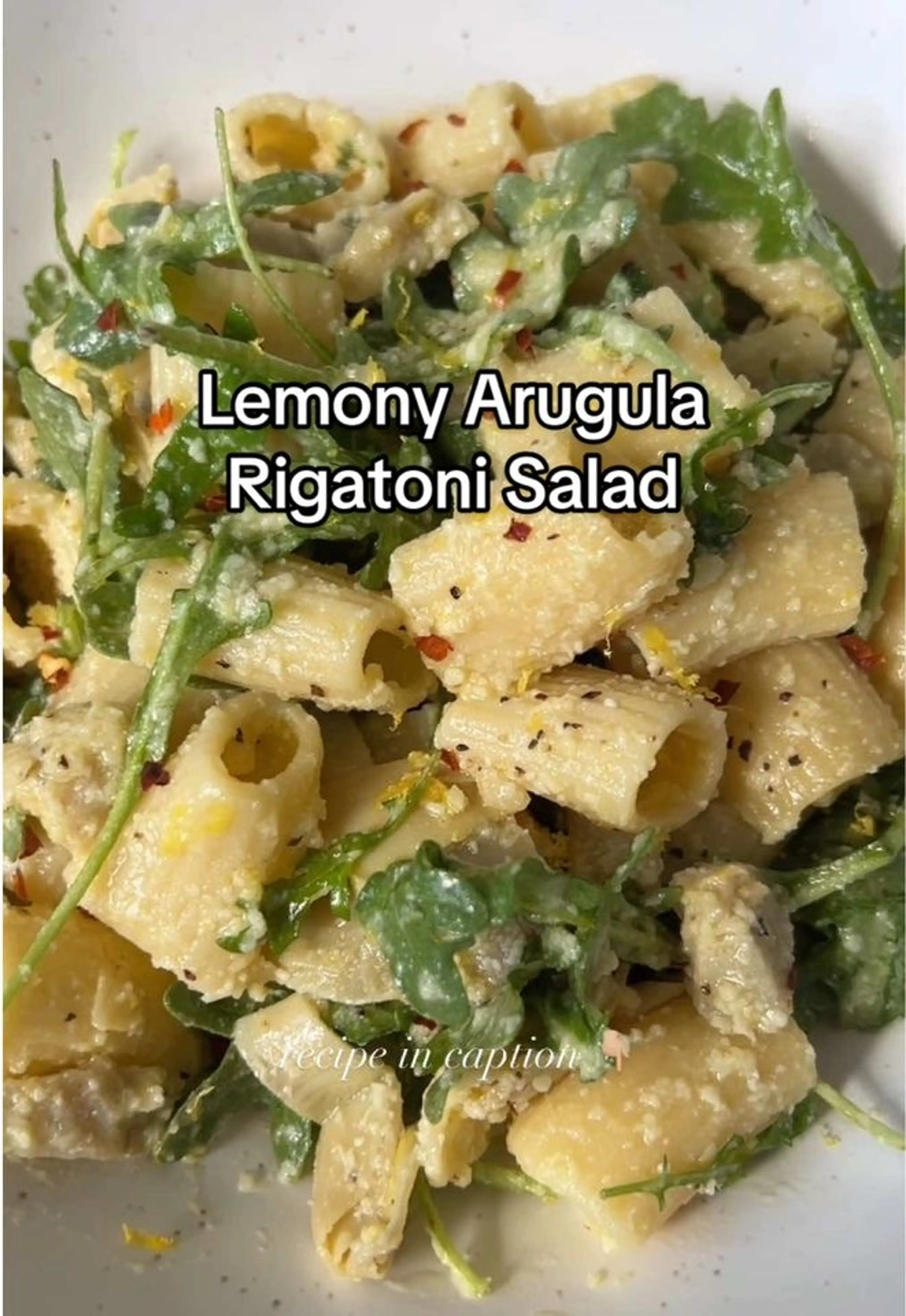 Lemony Artichoke & Arugula Pasta Salad