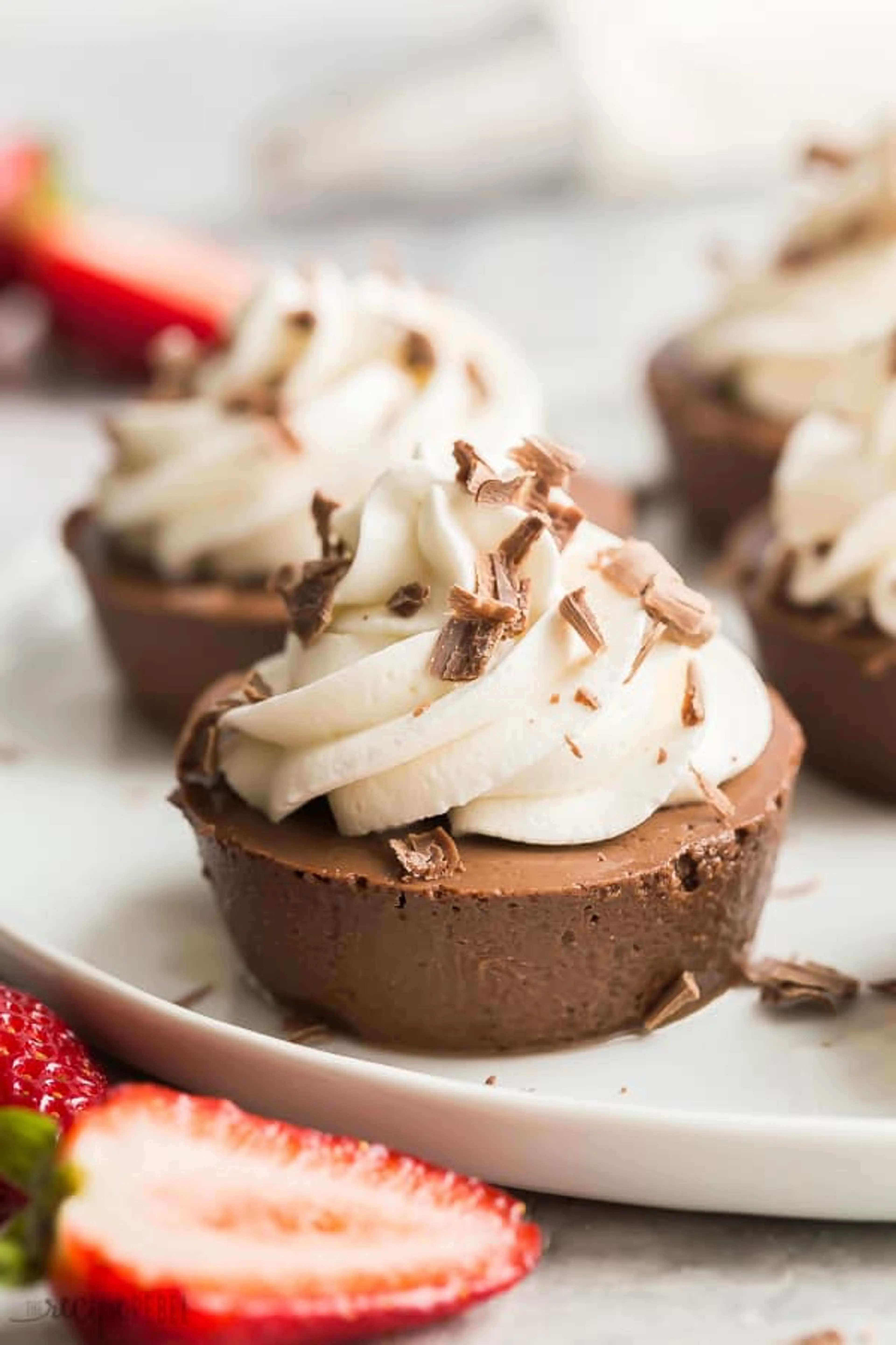 Light Chocolate Cheesecakes