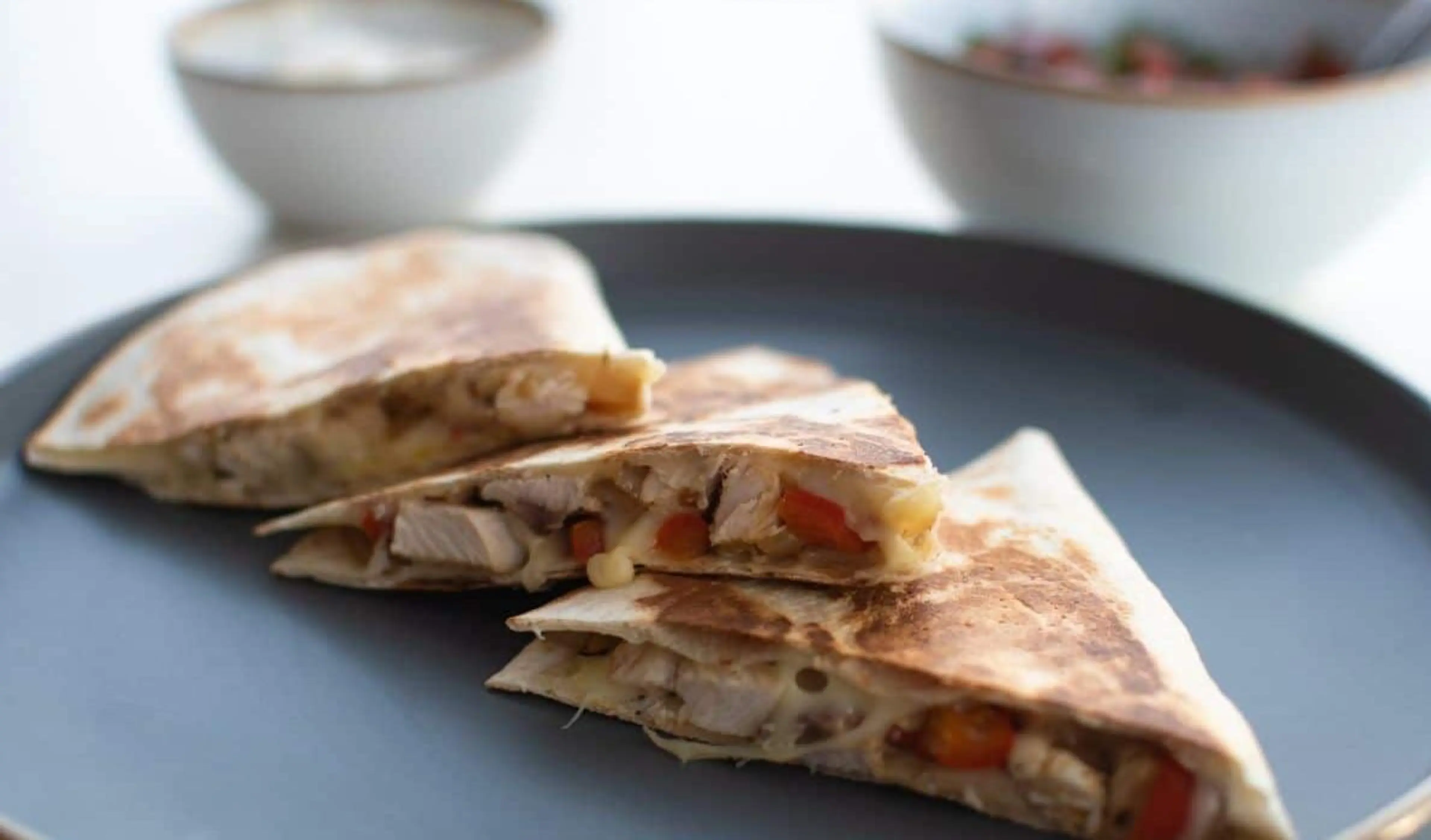 Chicken Quesadilla with Pico de Gallo