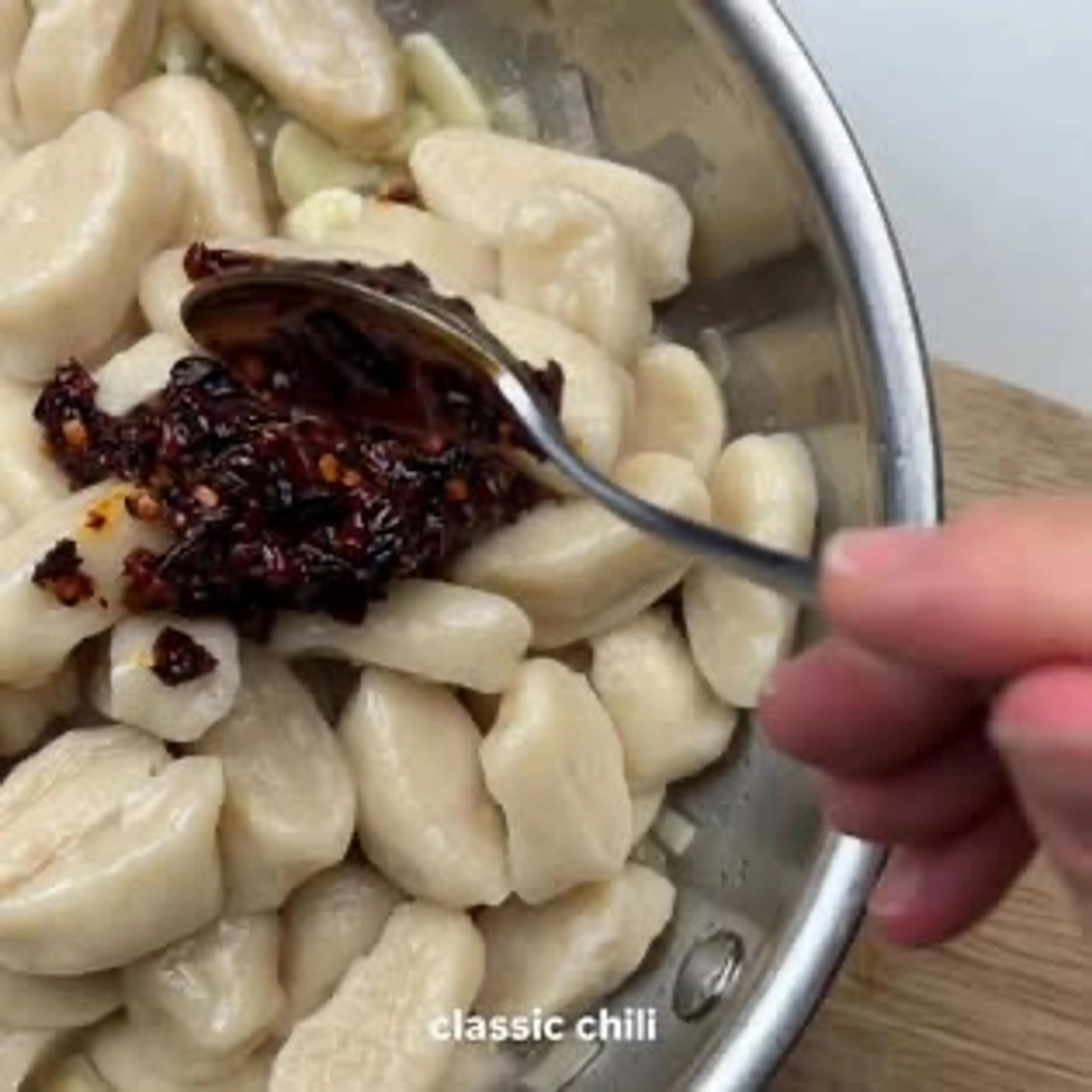 High Protein Chili Garlic Gnocchi