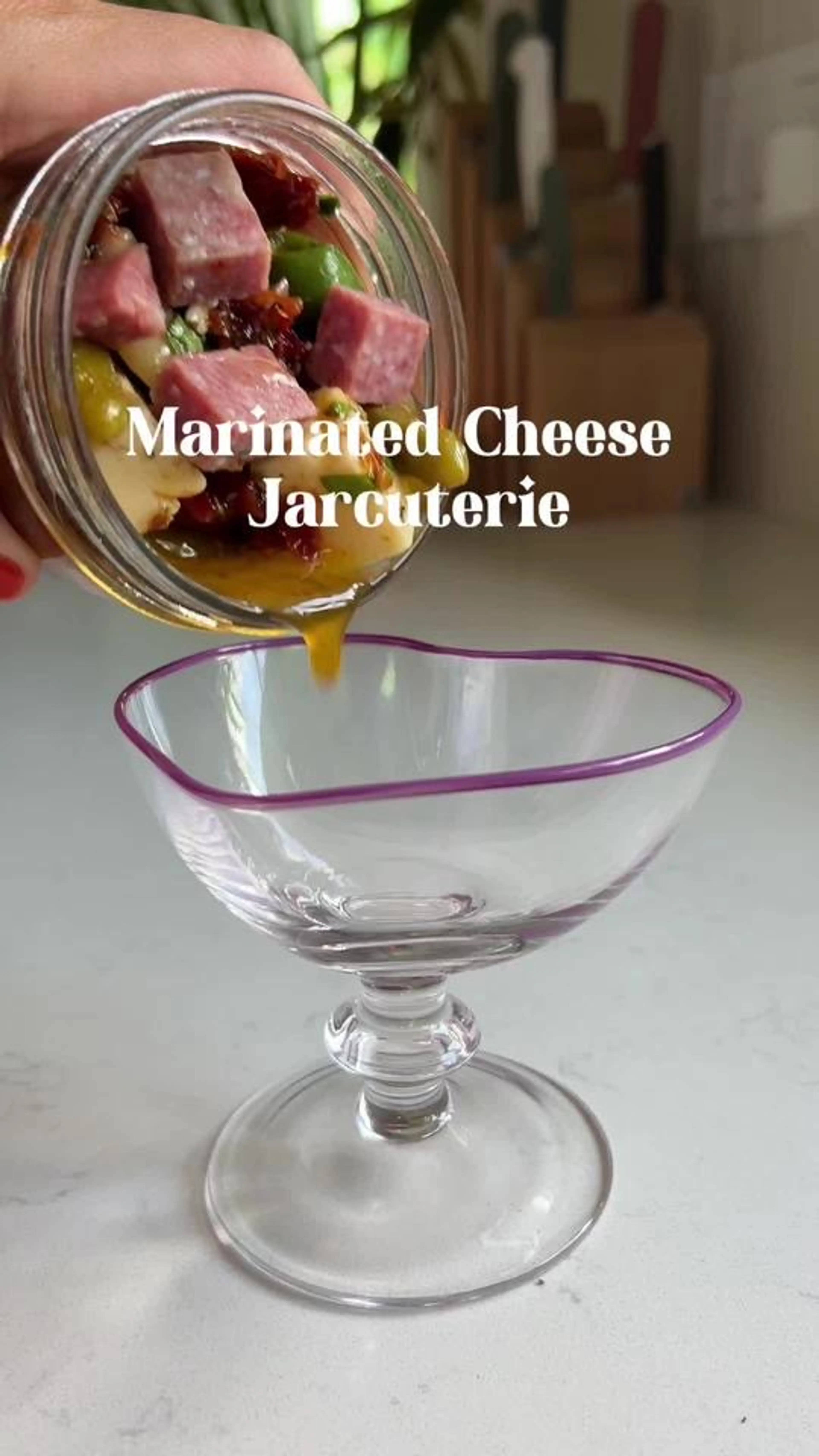 Meet My Fave Holiday App—jar-cuterie!  These Mini Charcuteri