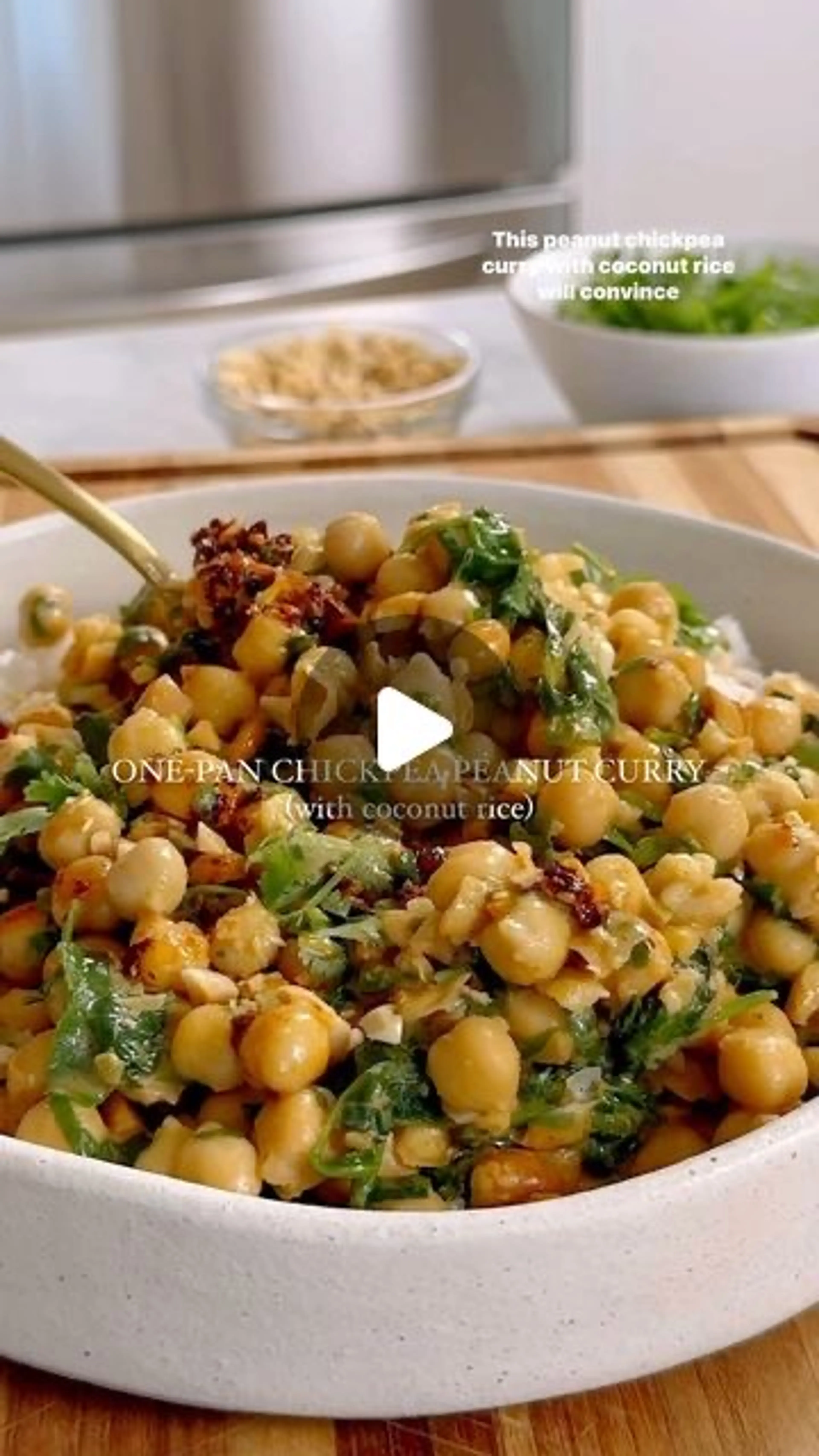 Chickpea Peanut Curry