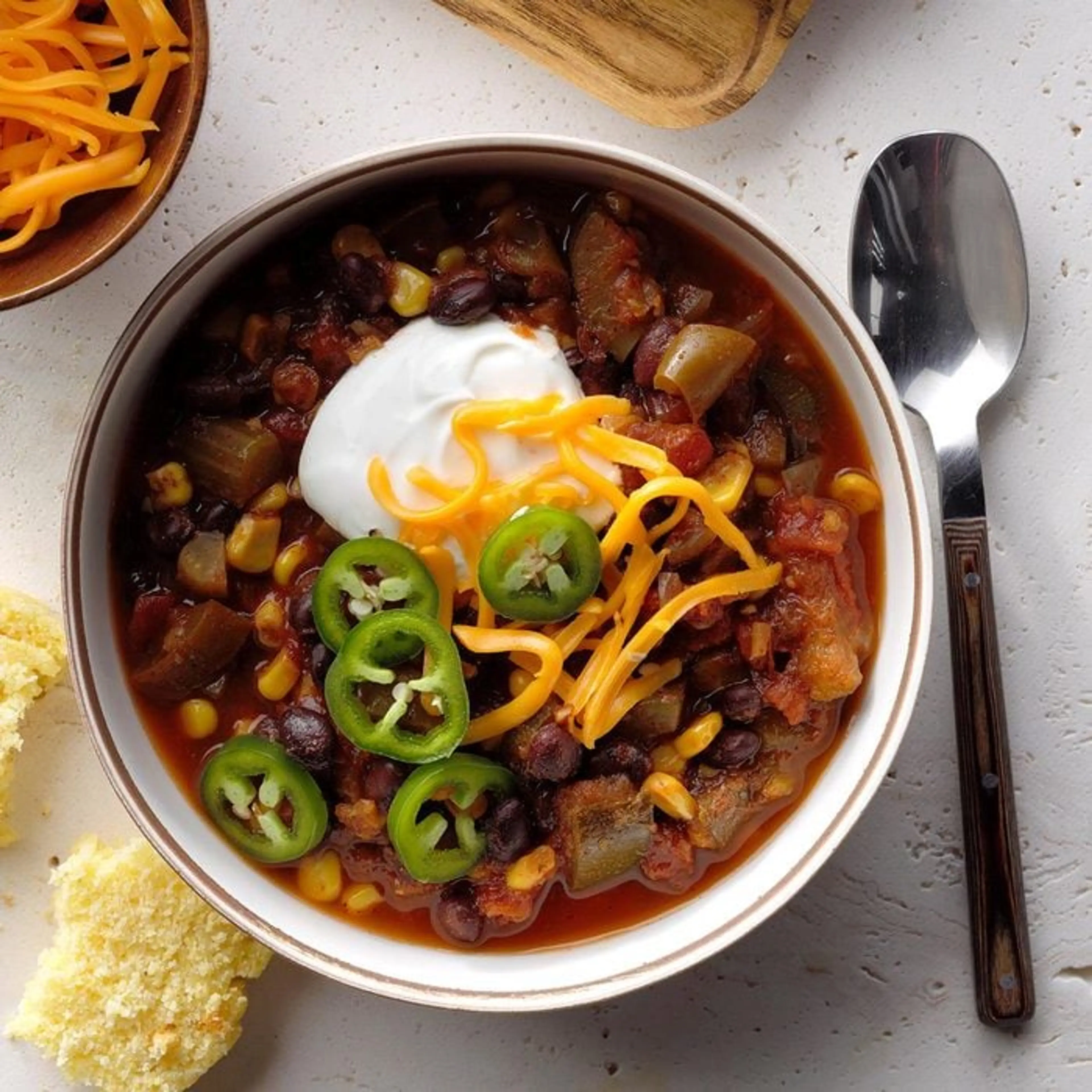 Spicy Meatless Chili