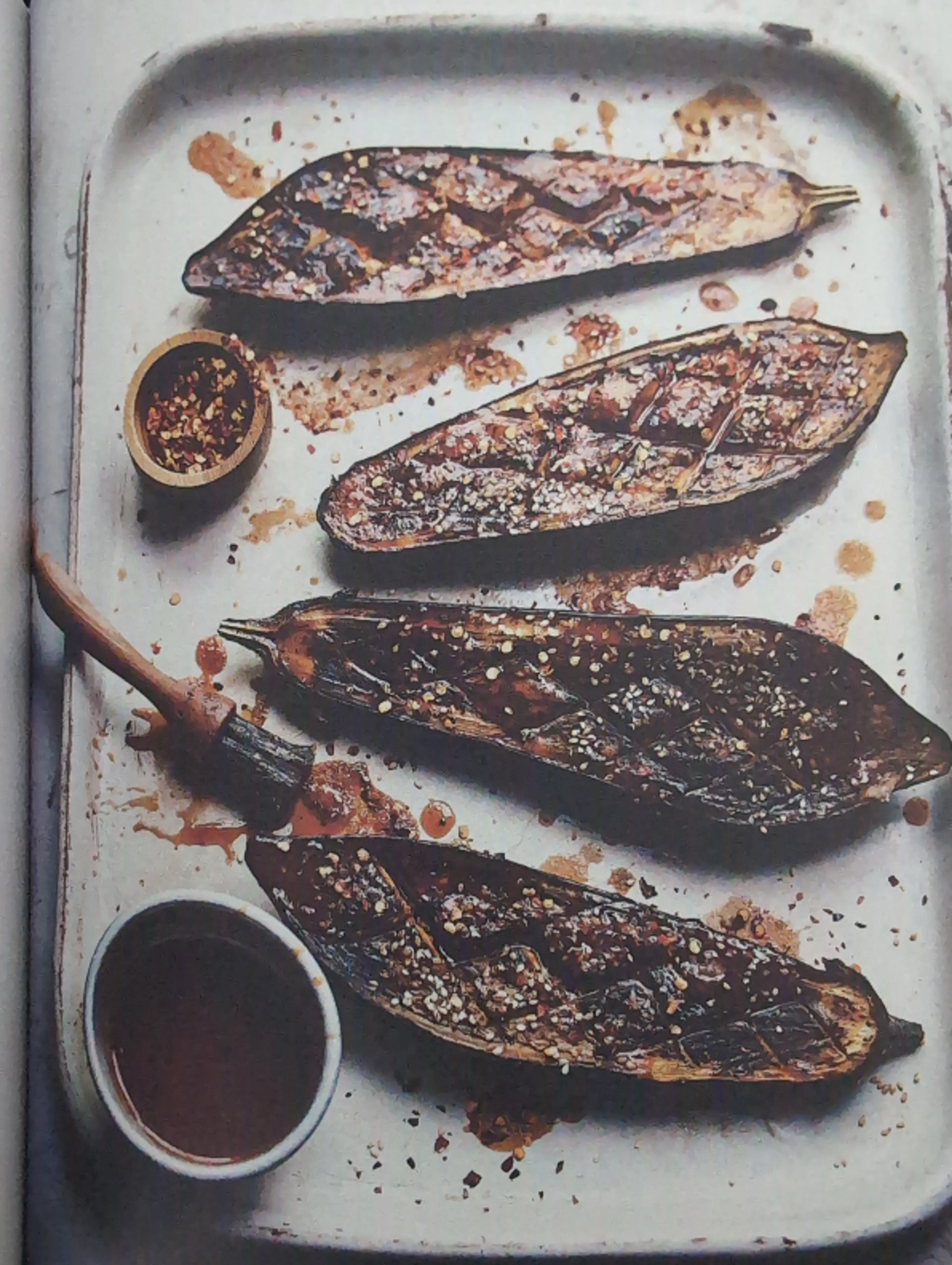 Baked Caramelized Miso Aubergines