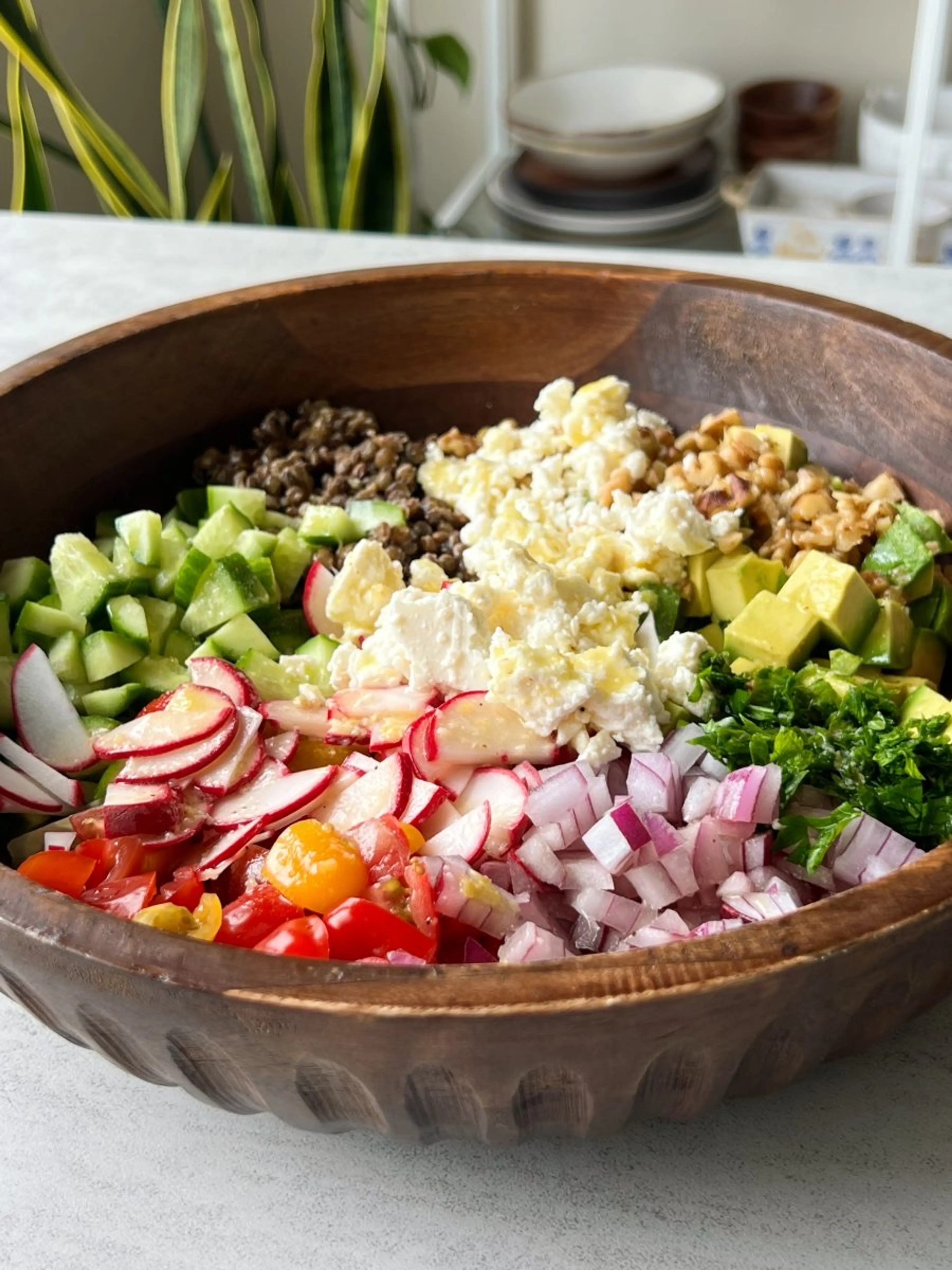Lentil Salad with Lemon Vinaigrette