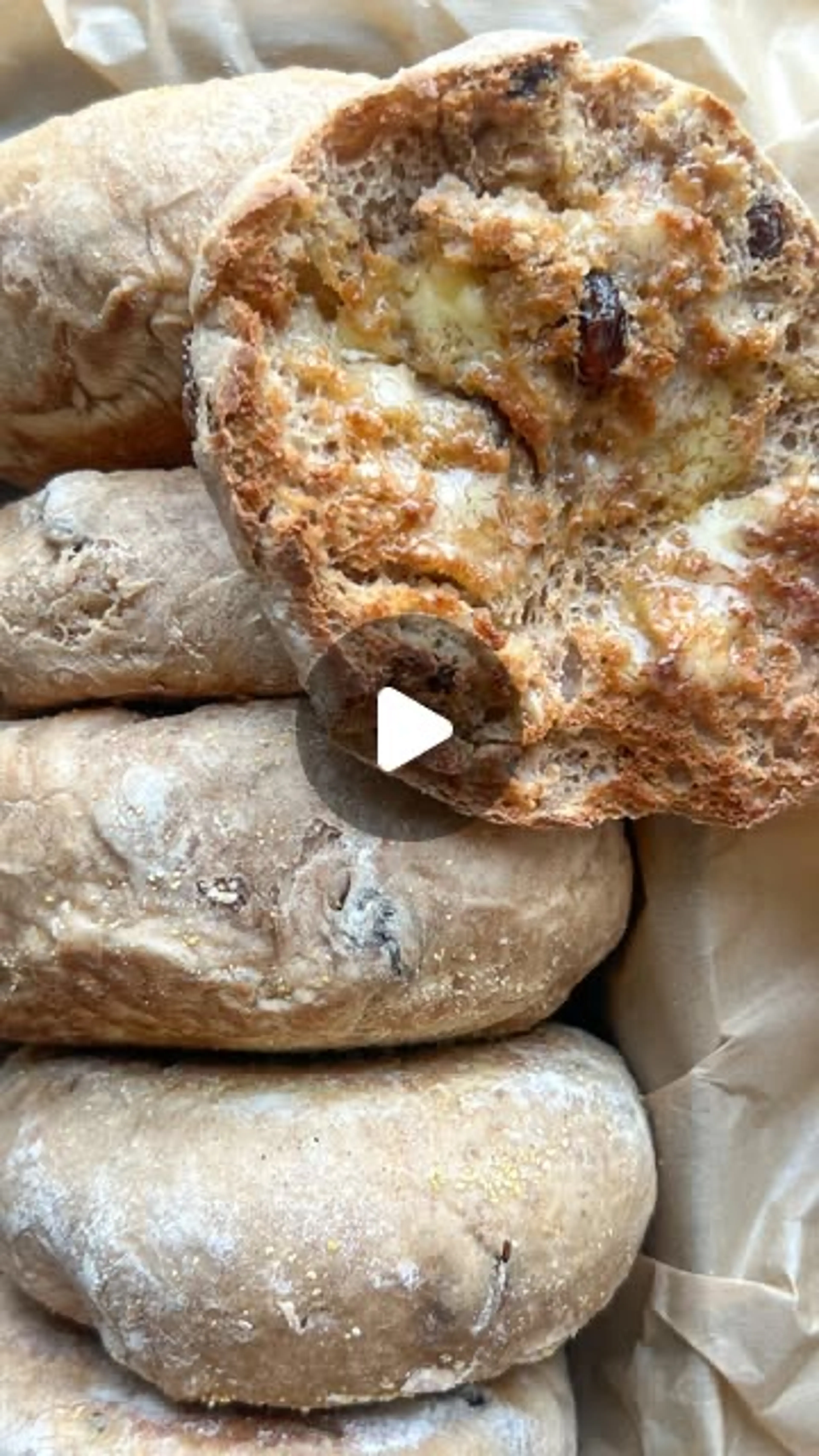 Cinnamon Raisin English Muffins