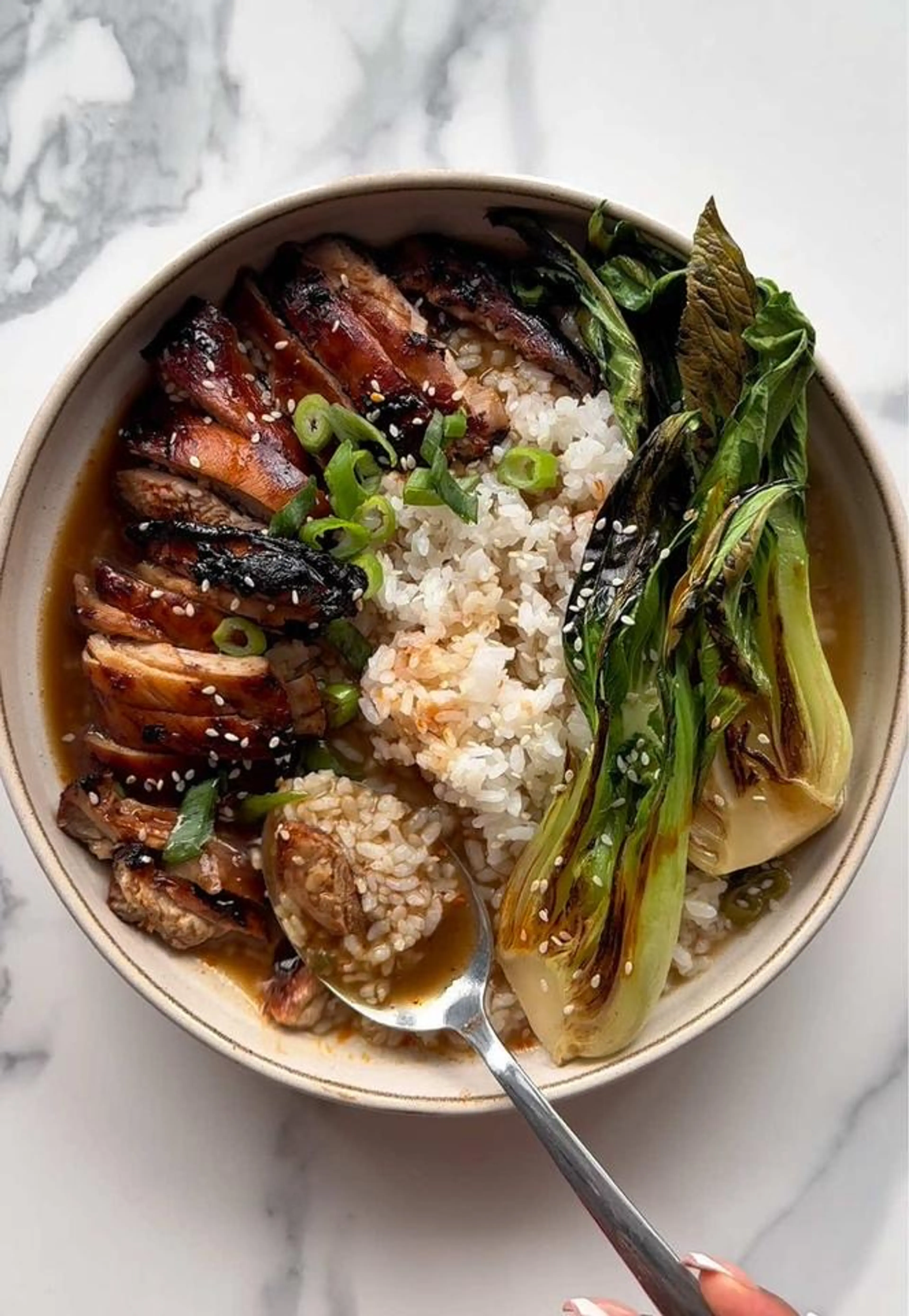 Part 4- Miso + Ginger Chicken Brothy Rice