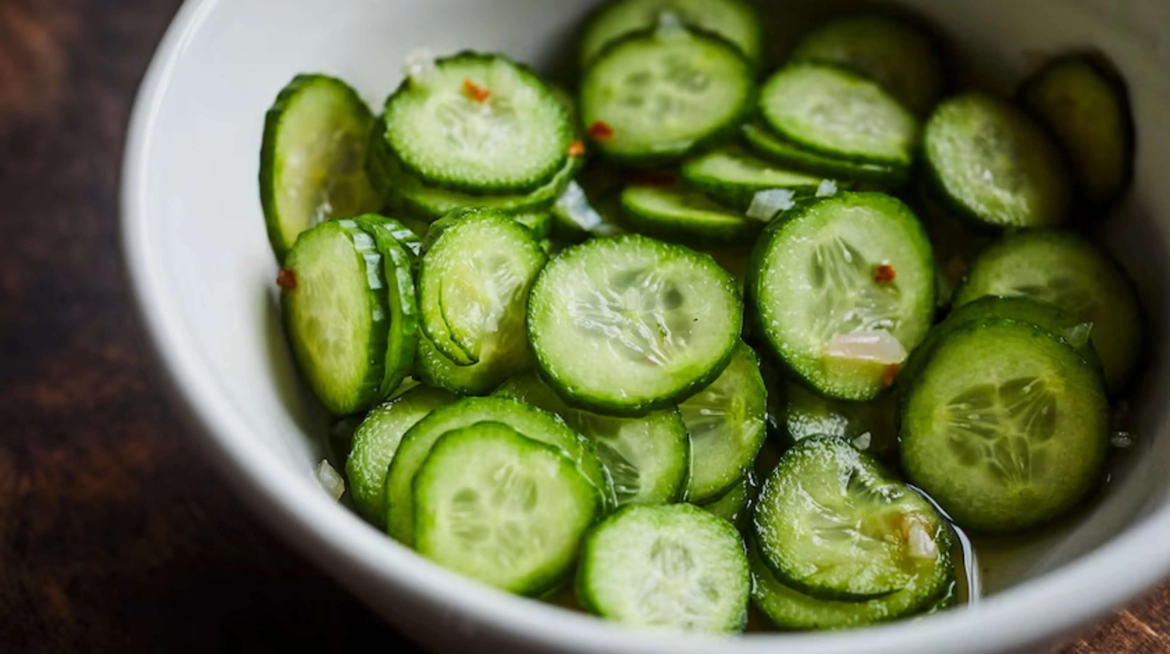 Concombre marinés asiatiques