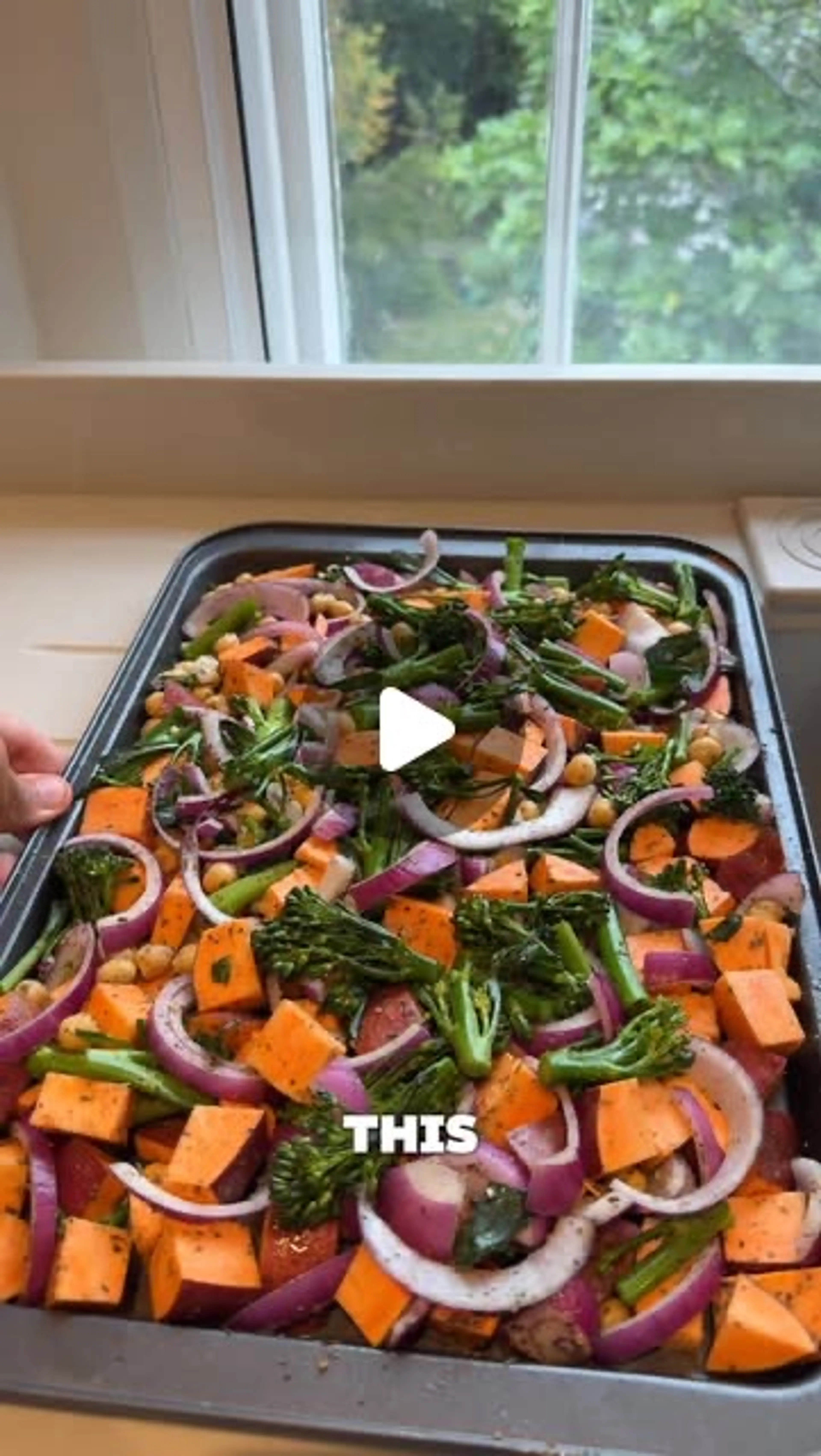 Baked Feta + Sweet Potato