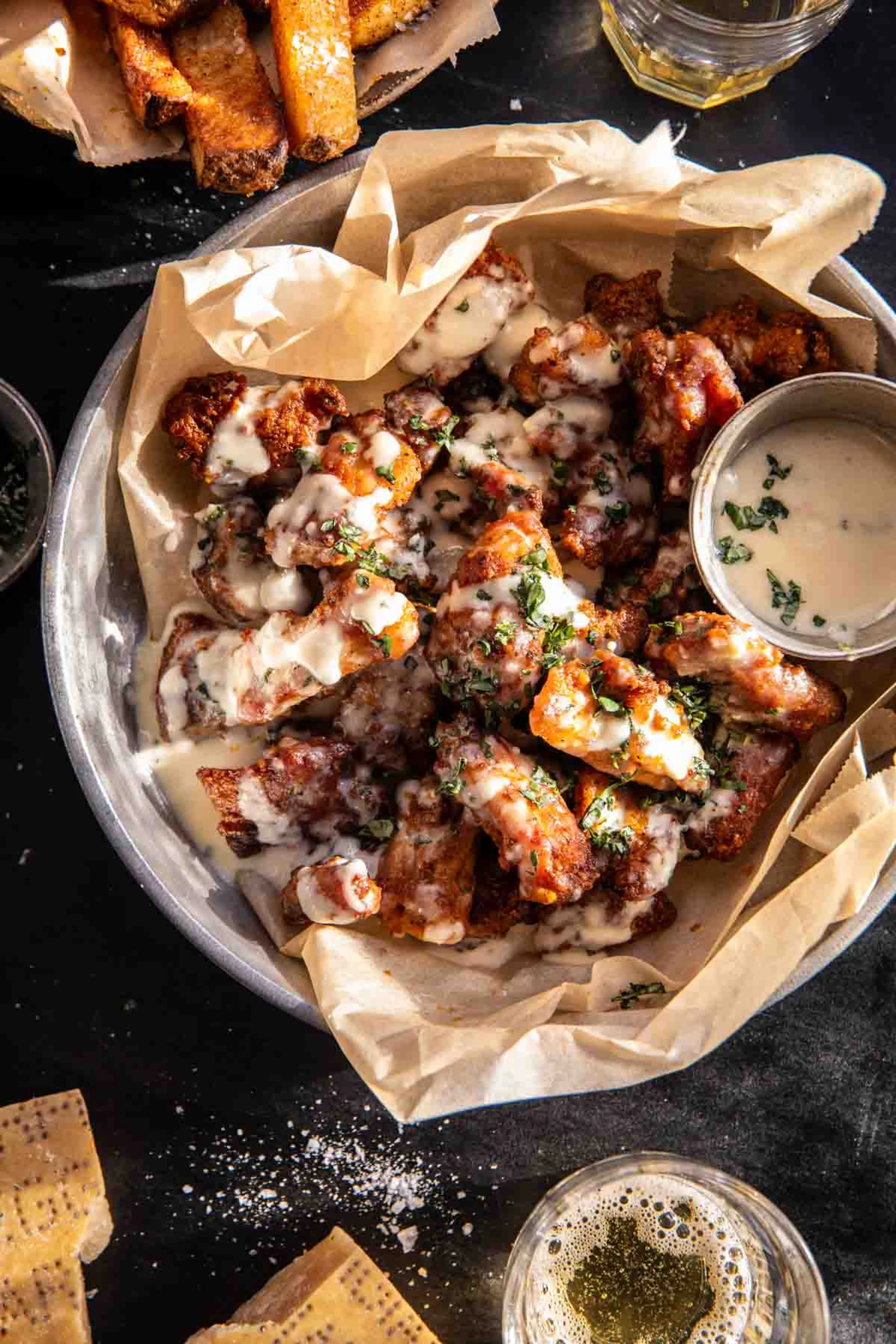 Baked Garlic Parmesan Boneless Wings