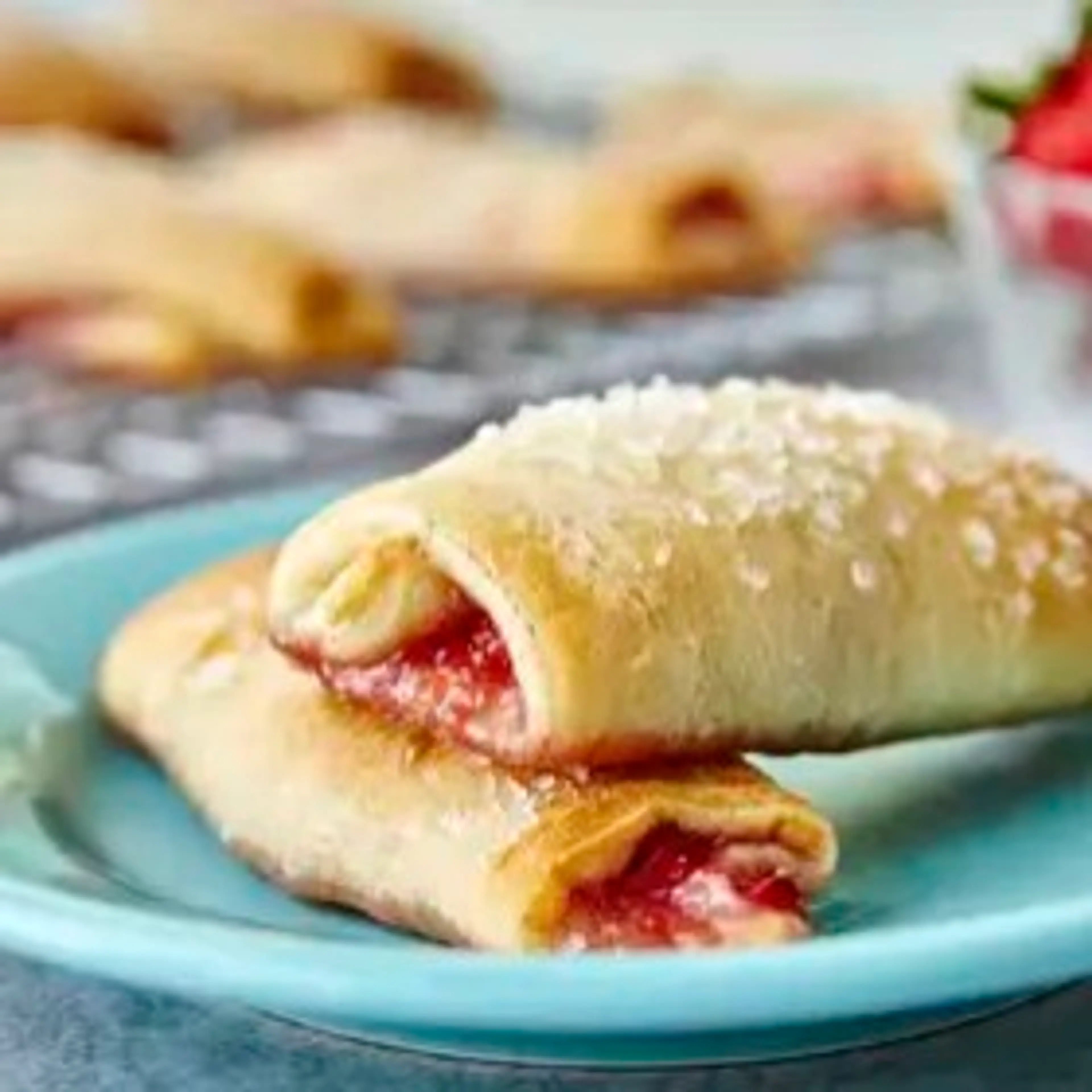 Strawberry Cheesecake Crescent Rolls