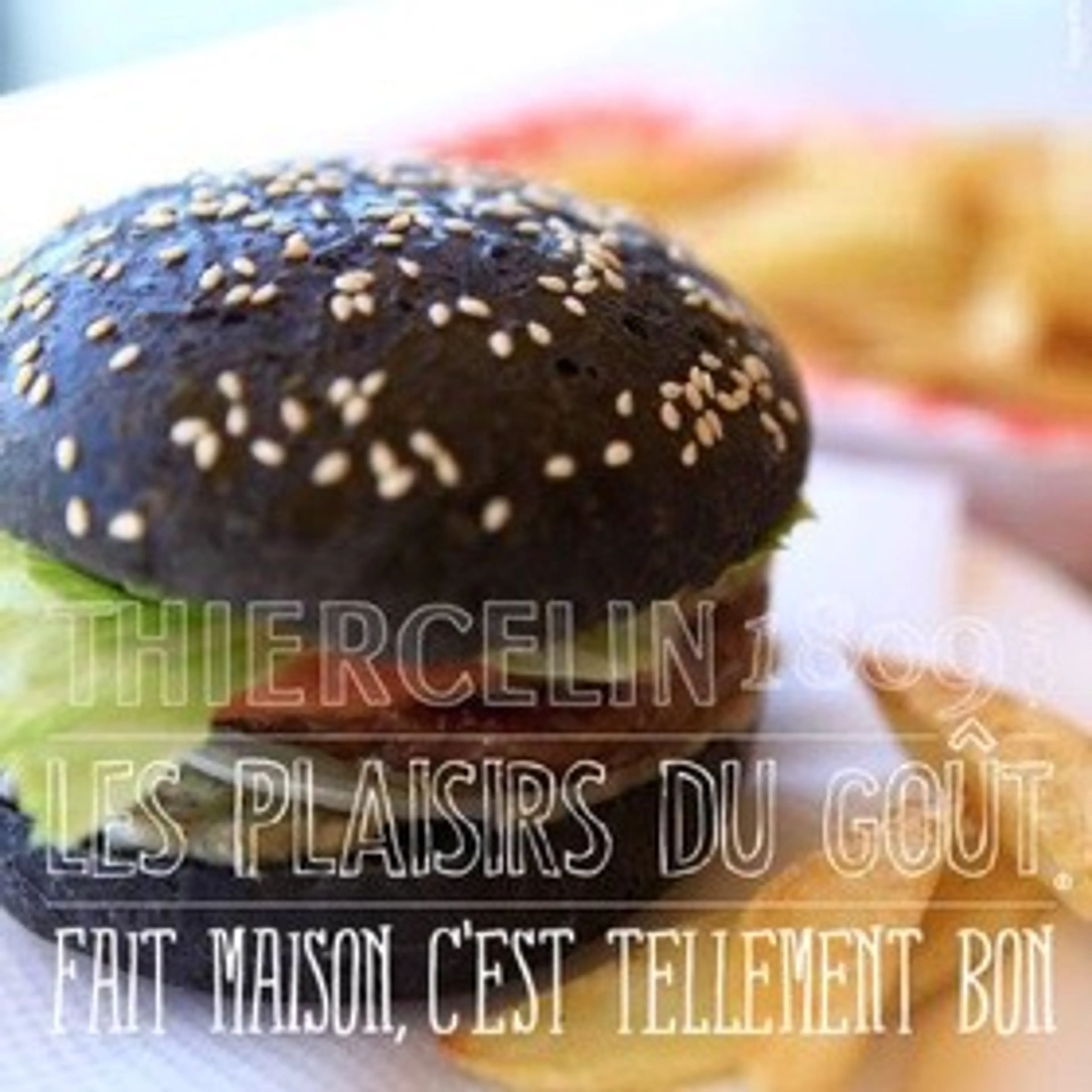 BURGER BLACK PEARL Au Curry Black Pearl® (Pain Au Curry Noir