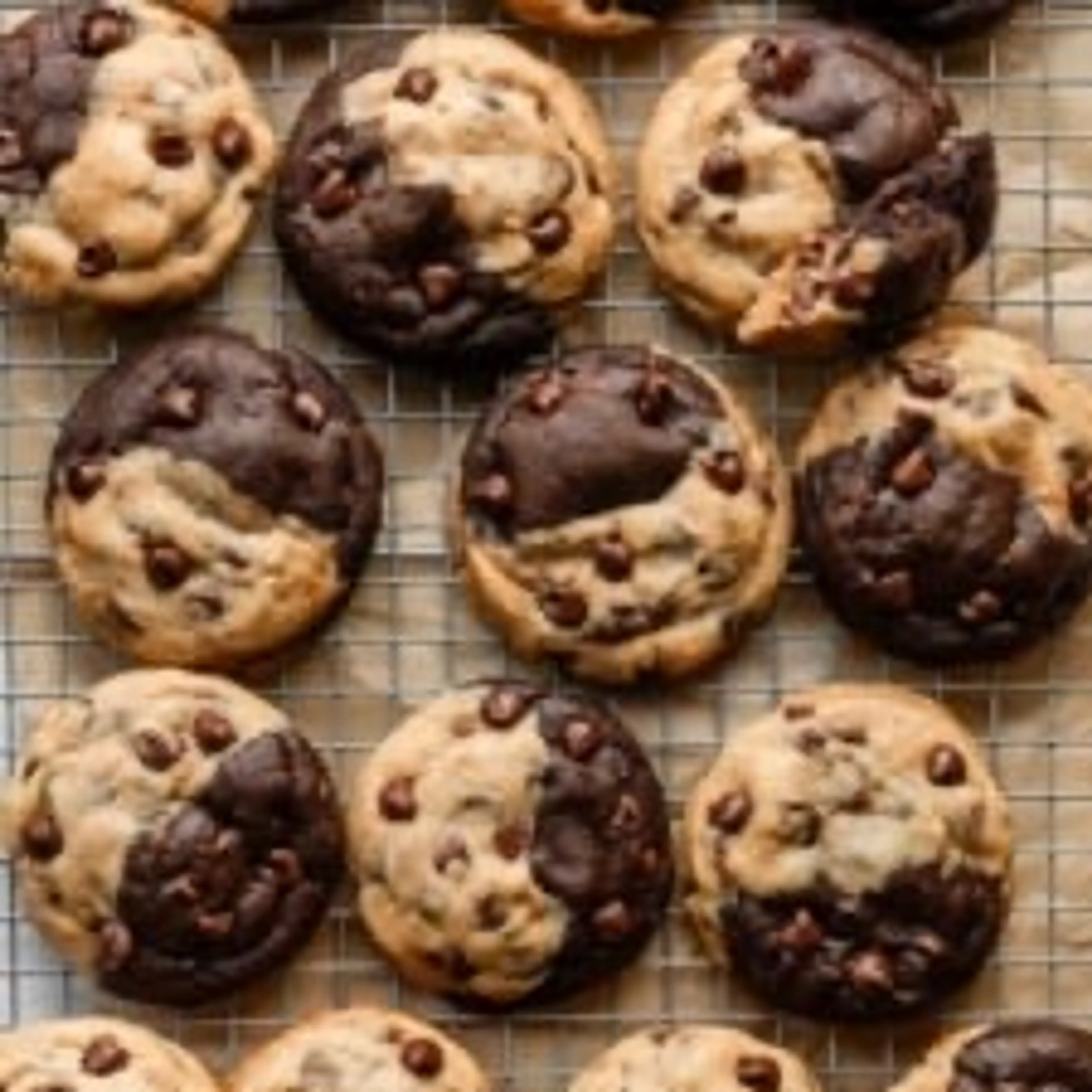 Soft-Baked Peanut Butter Chocolate Swirl Cookies