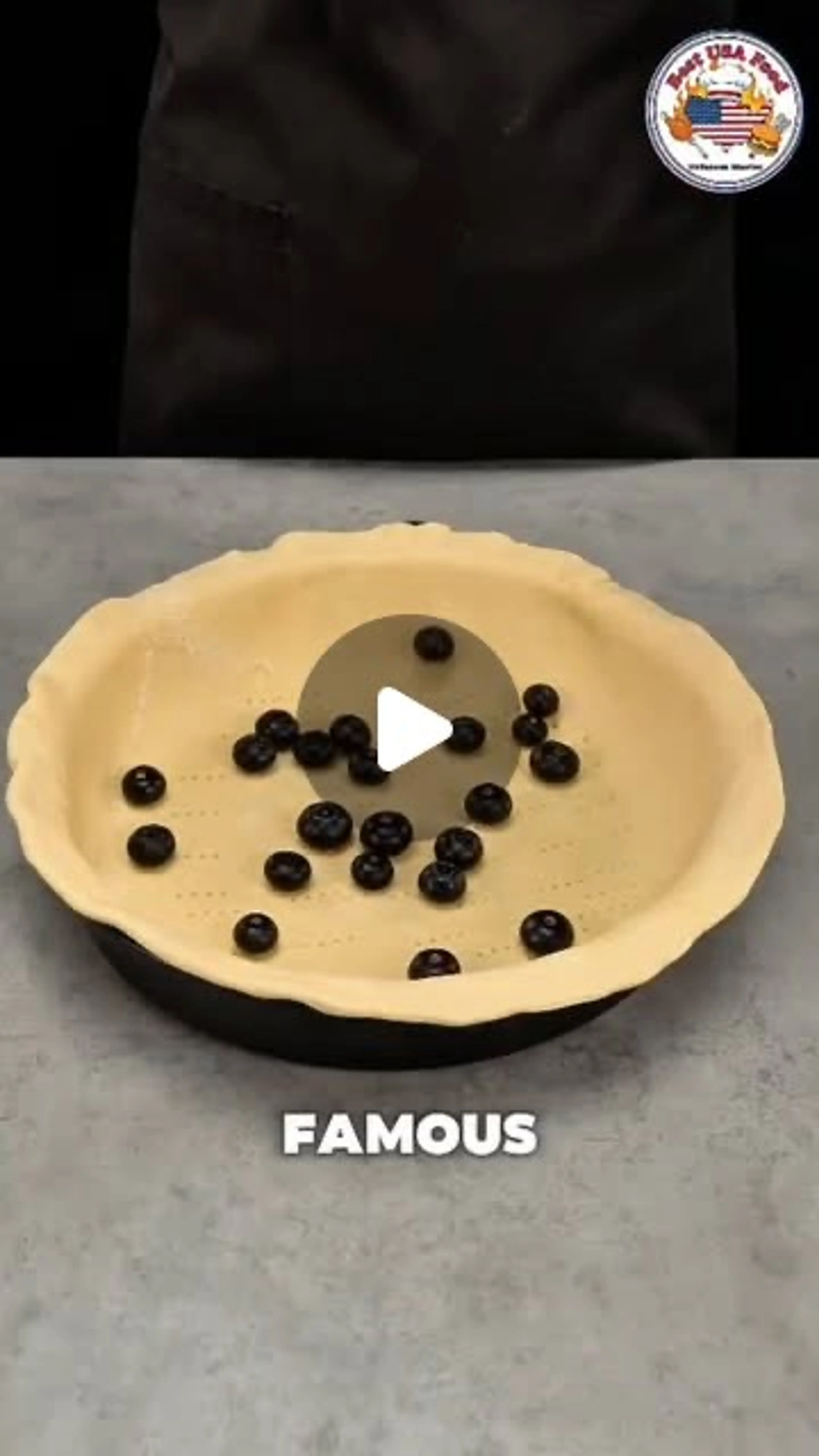 DESSERT Puff Pastry Blueberry Tart