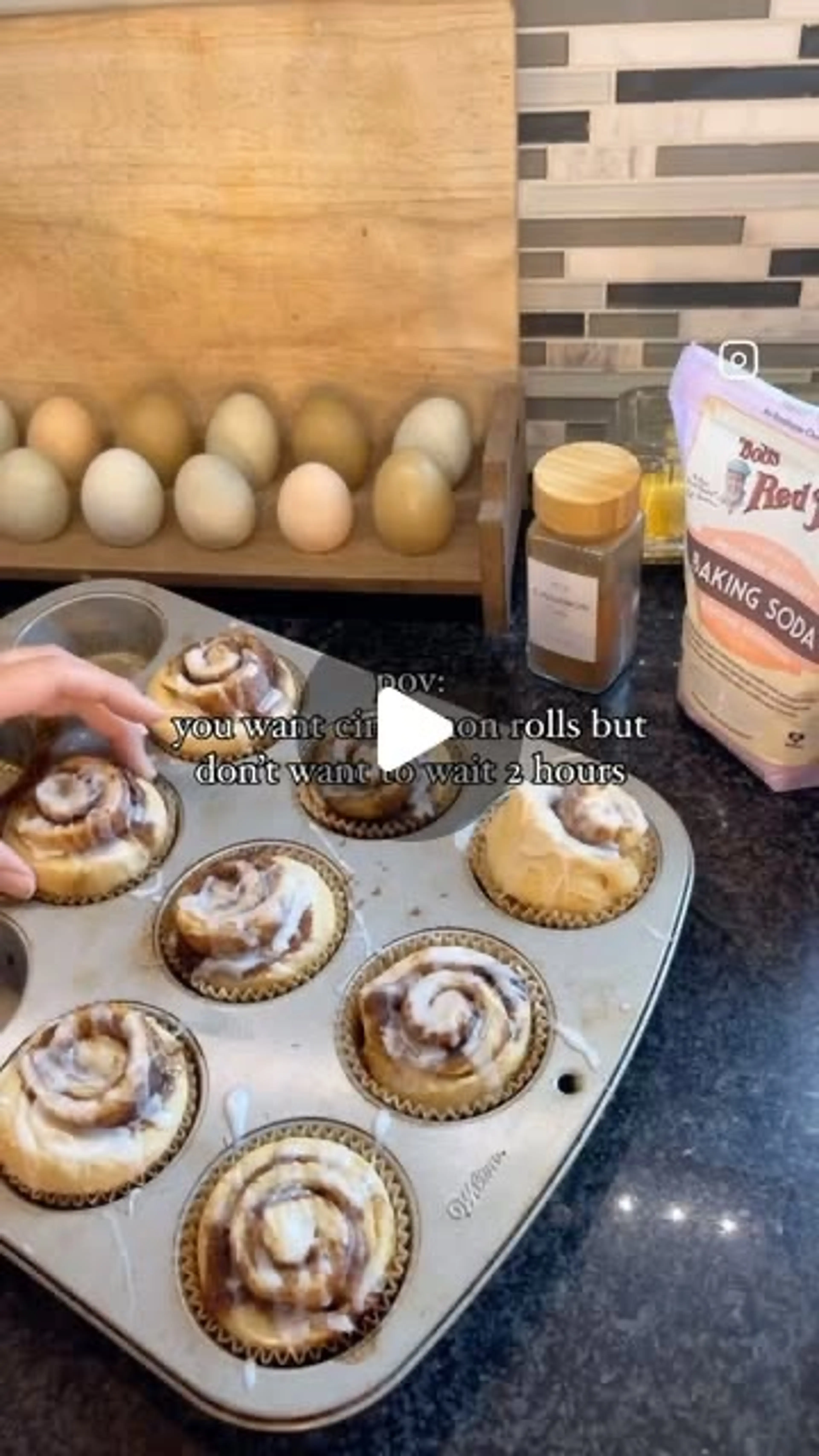Cinnamon Roll Muffins