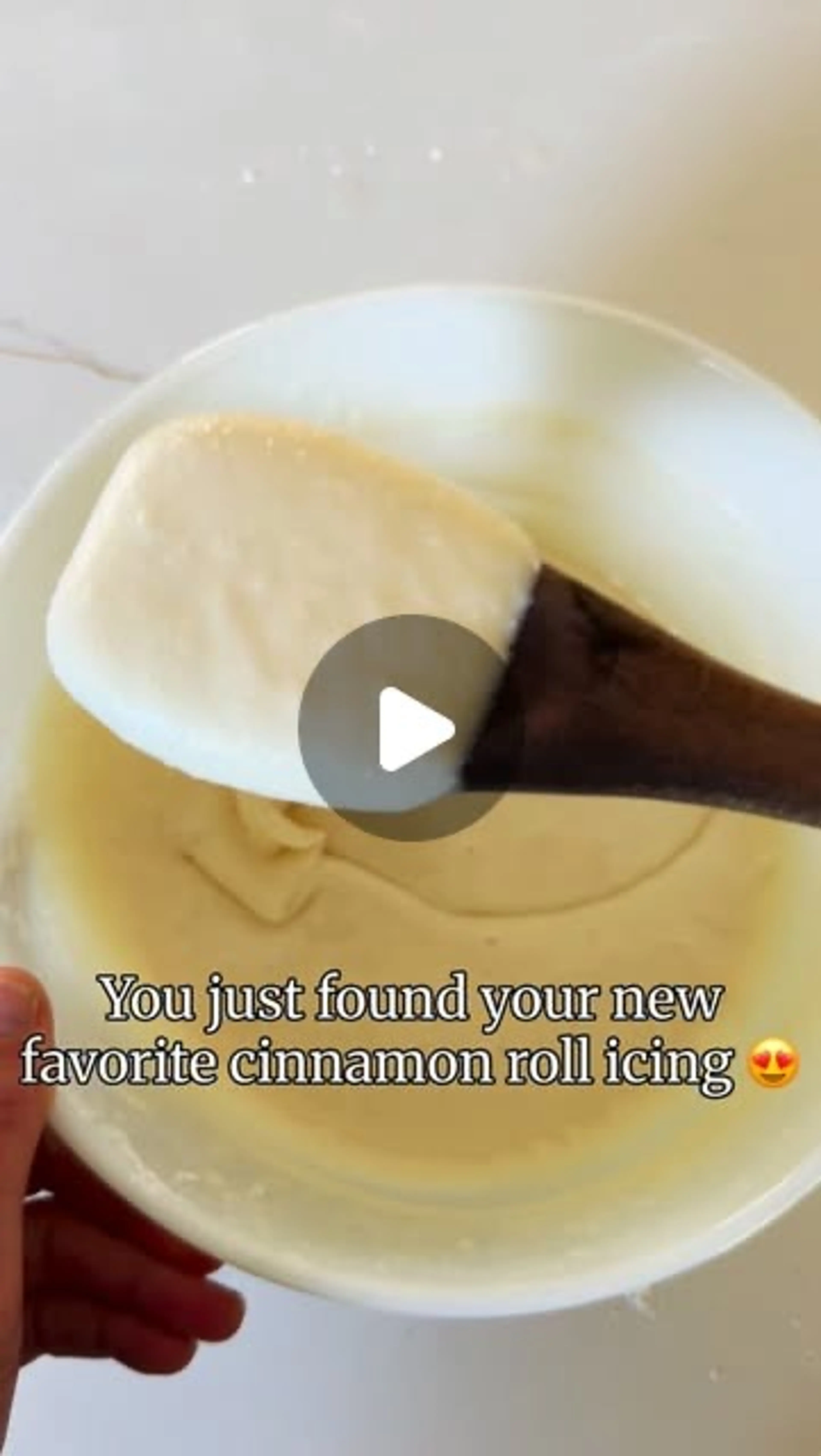 The Perfect Cinnamon Roll Icing