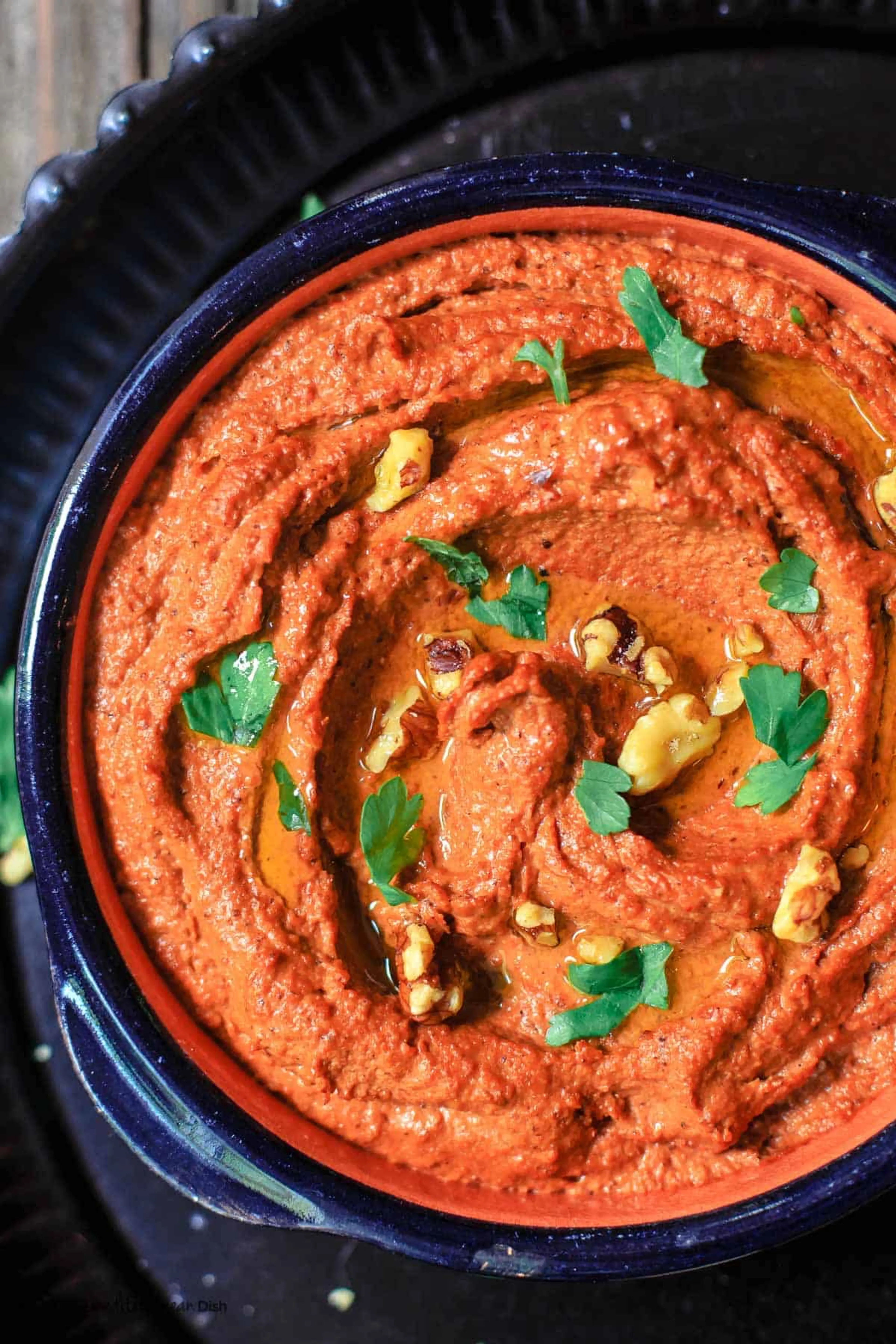 Muhammara Recipe (Roasted Red Pepper Dip)