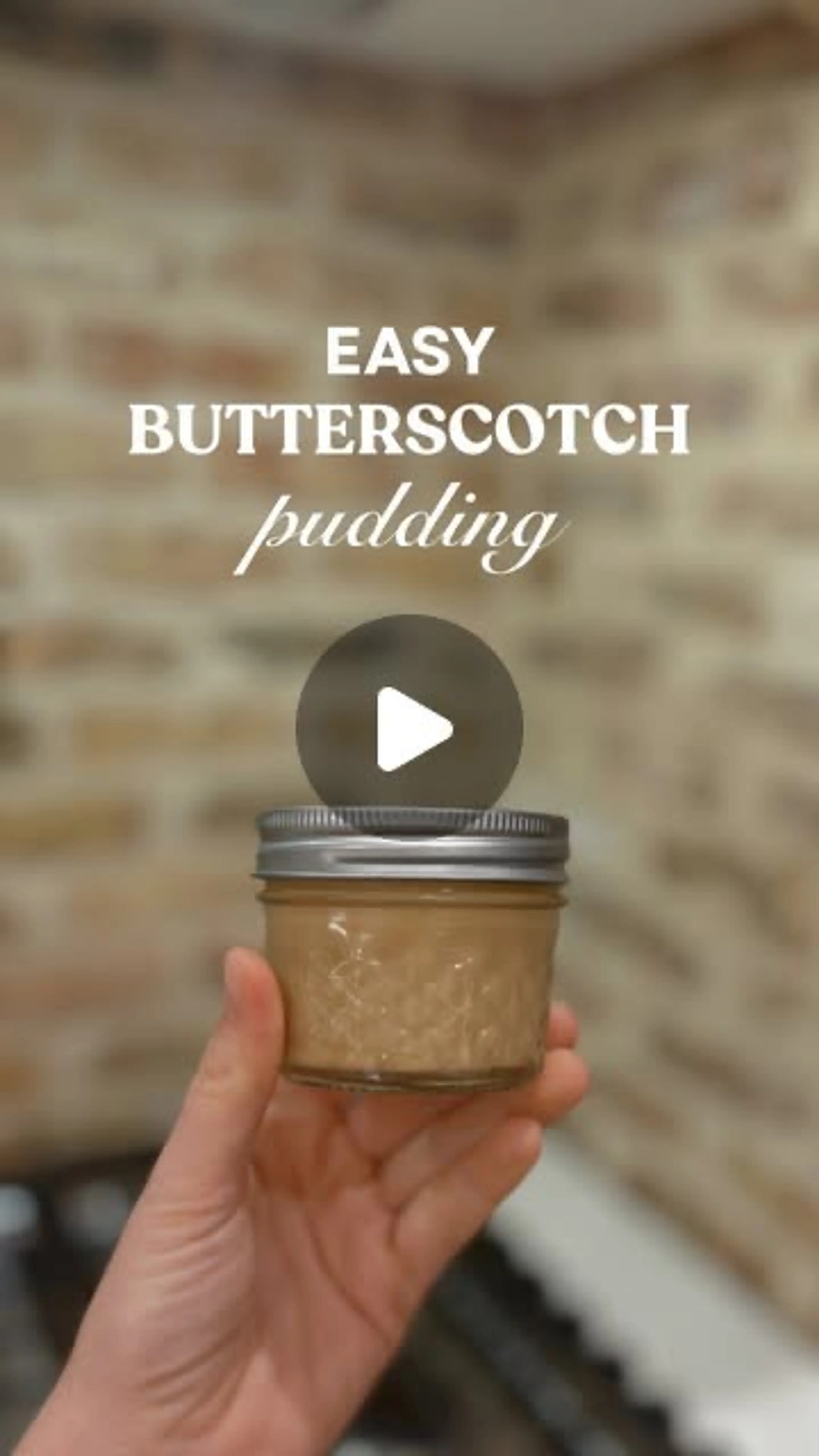 Butterscotch Pudding