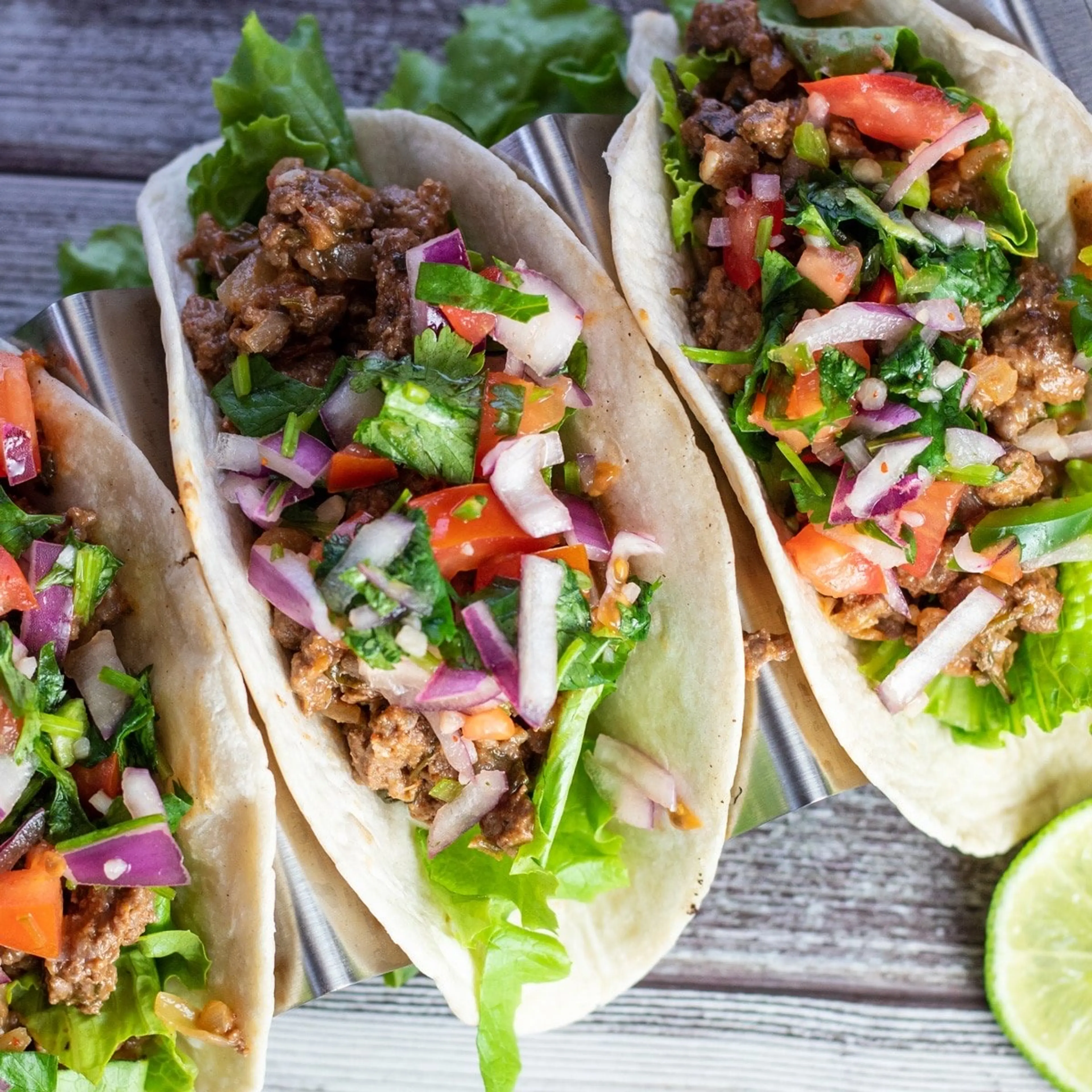 Ground Venison Tacos