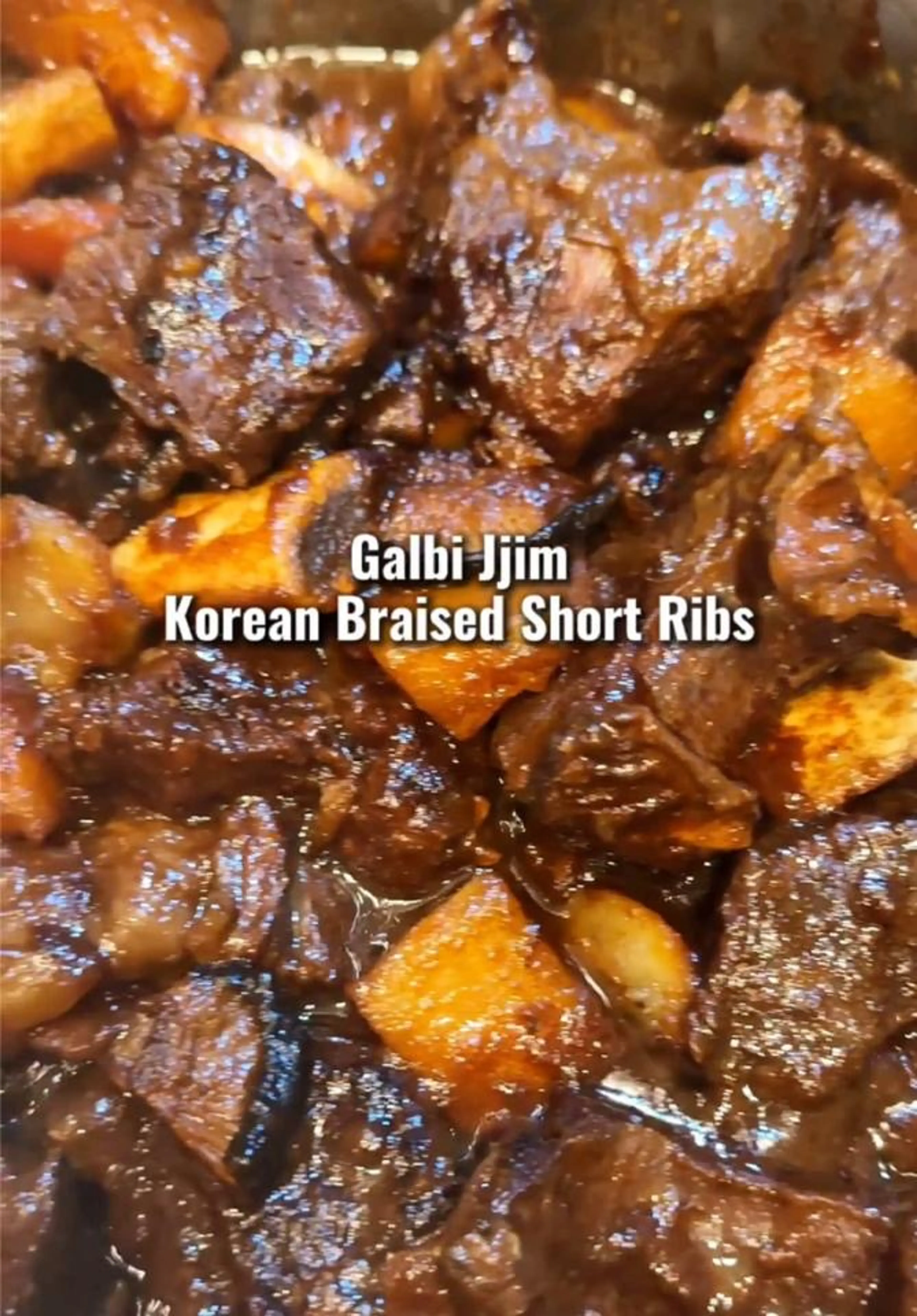 Galbi Jjim (korean Braised Short Ribs