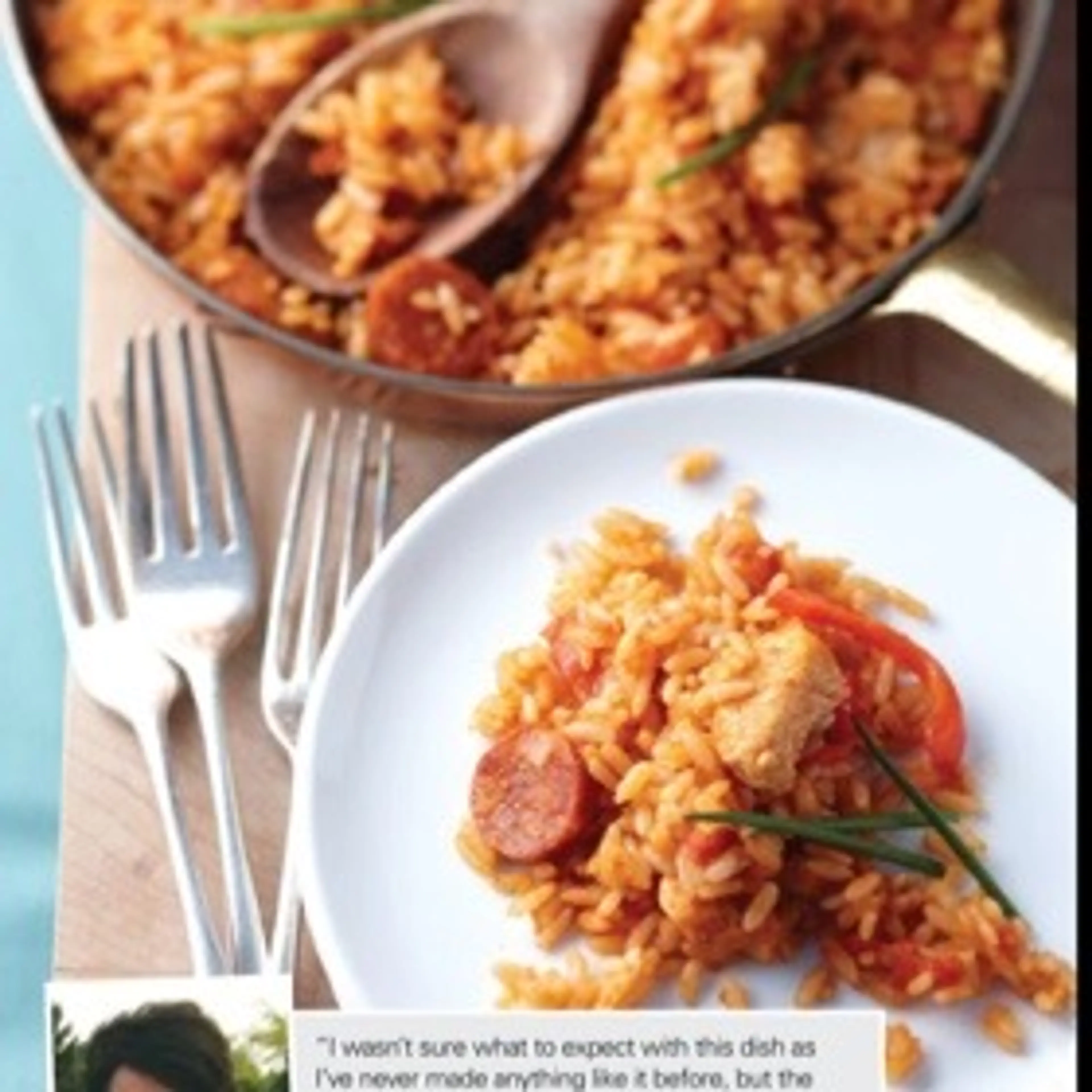 ONE-PAN CHICKEN  JAMBALAYA