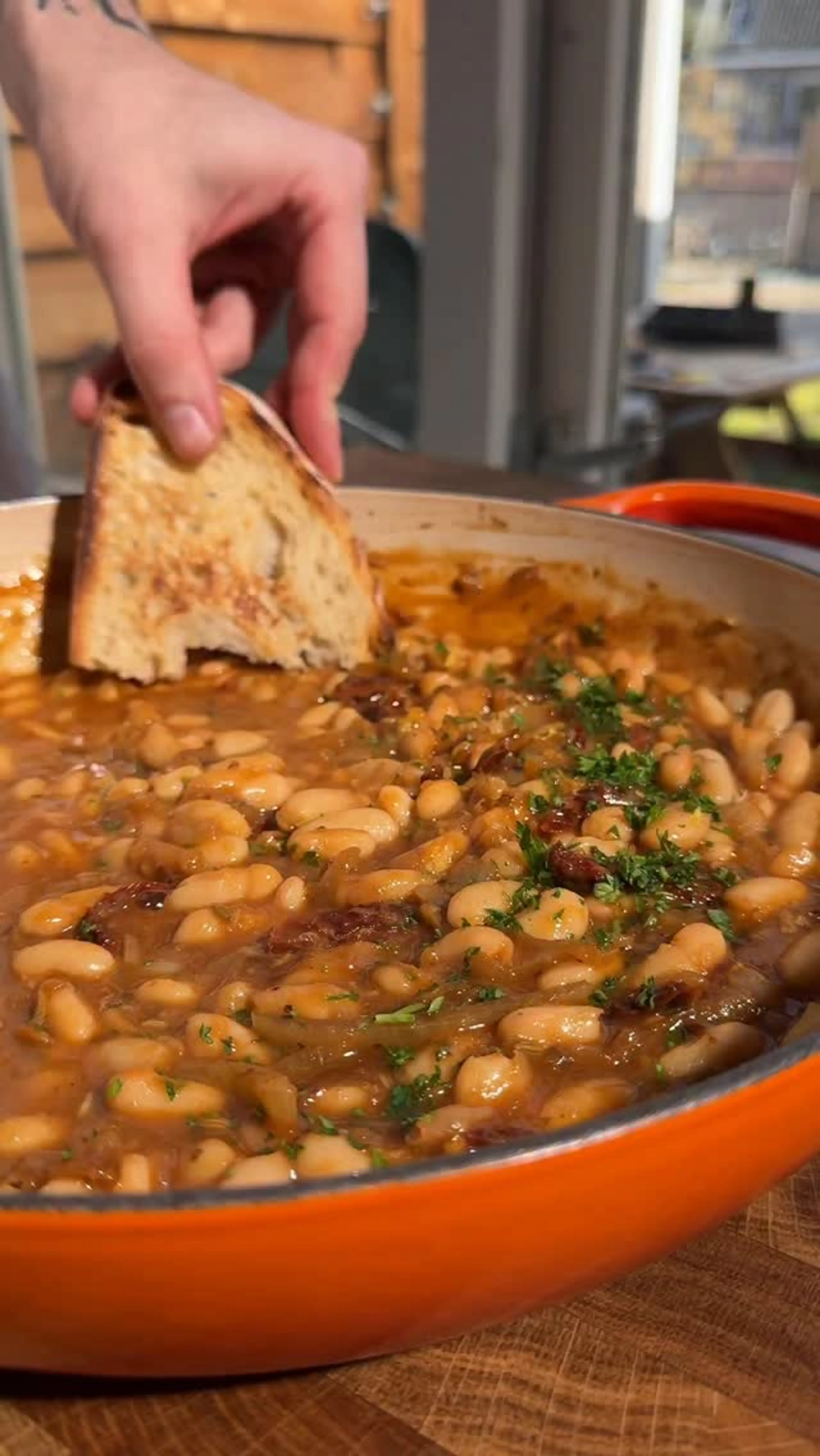 Caramelized Onion & Sundried Tomato Beans