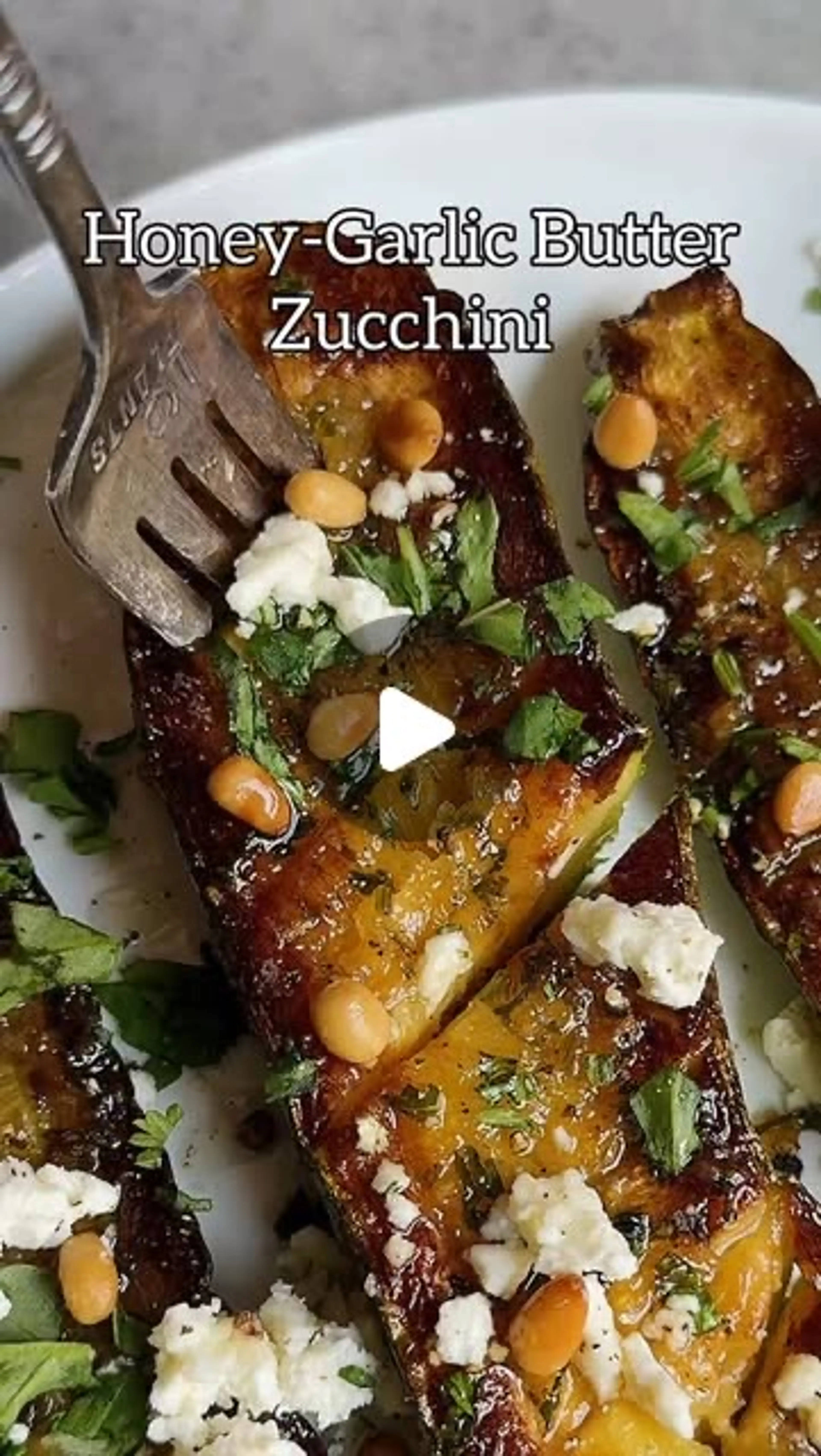 Honey-garlic Butter Zucchini! Literally Melts in Your Mouth!