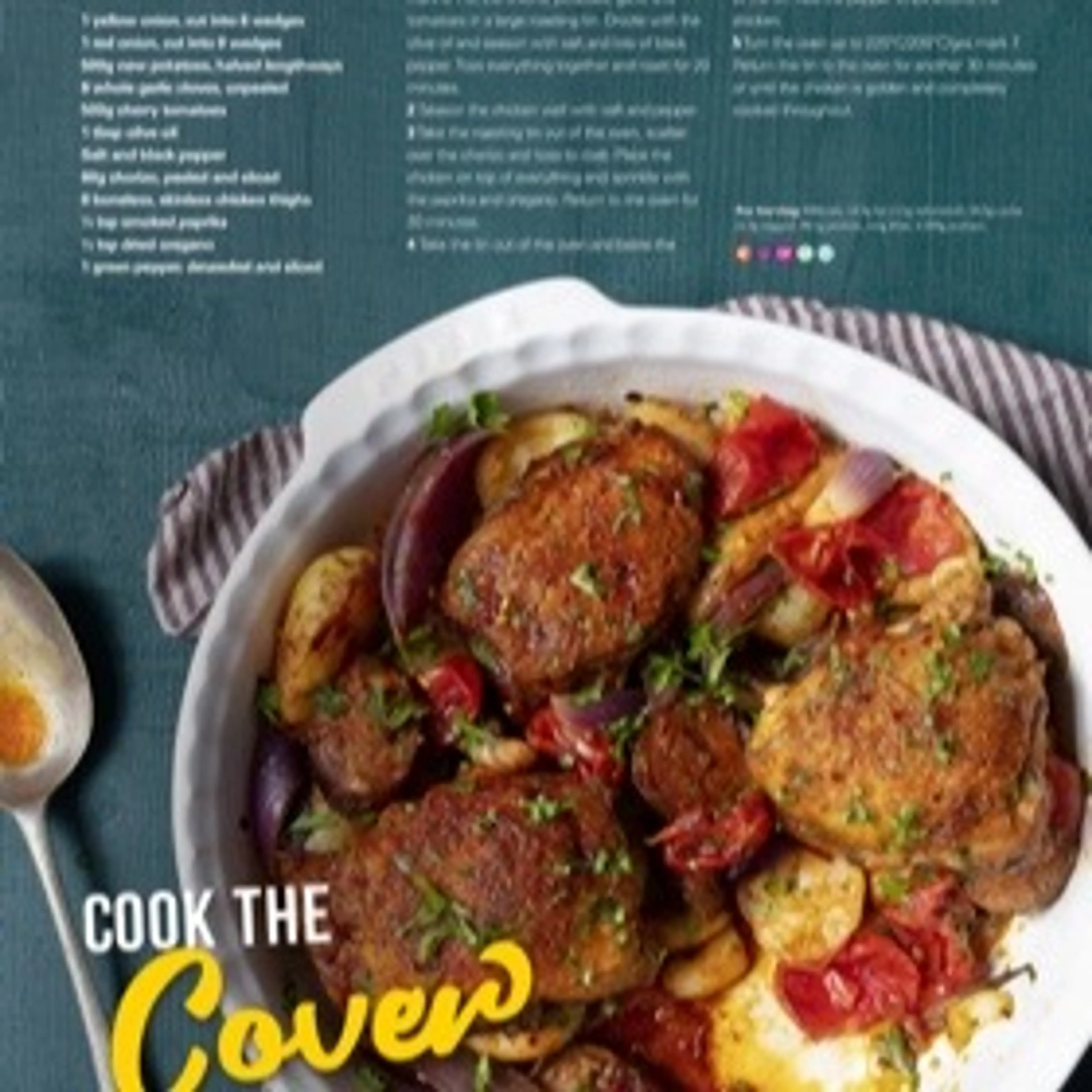 One Pan Chicken And Chorizo Bake
