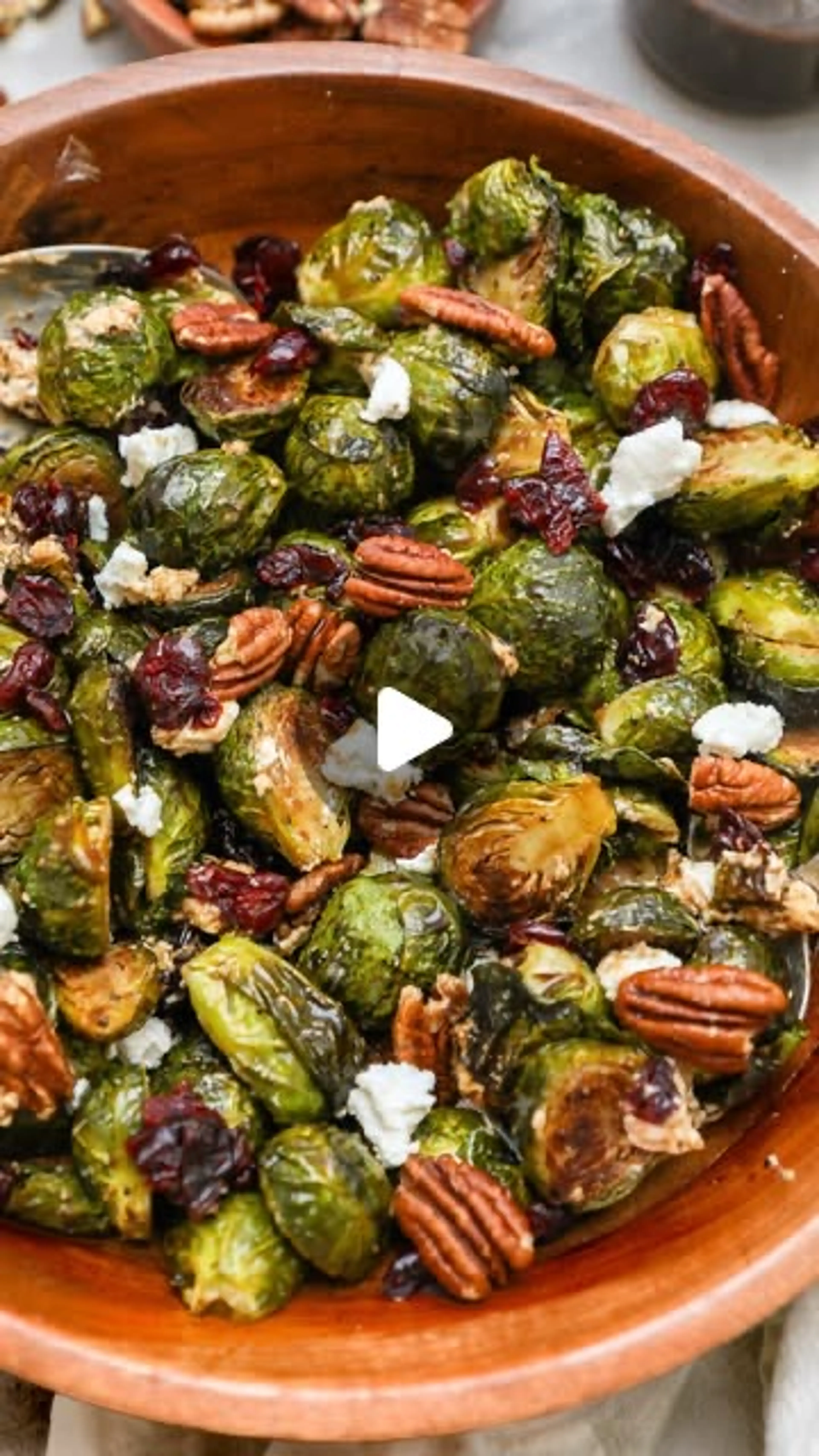 Maple Balsamic Roasted Brussel Sprouts