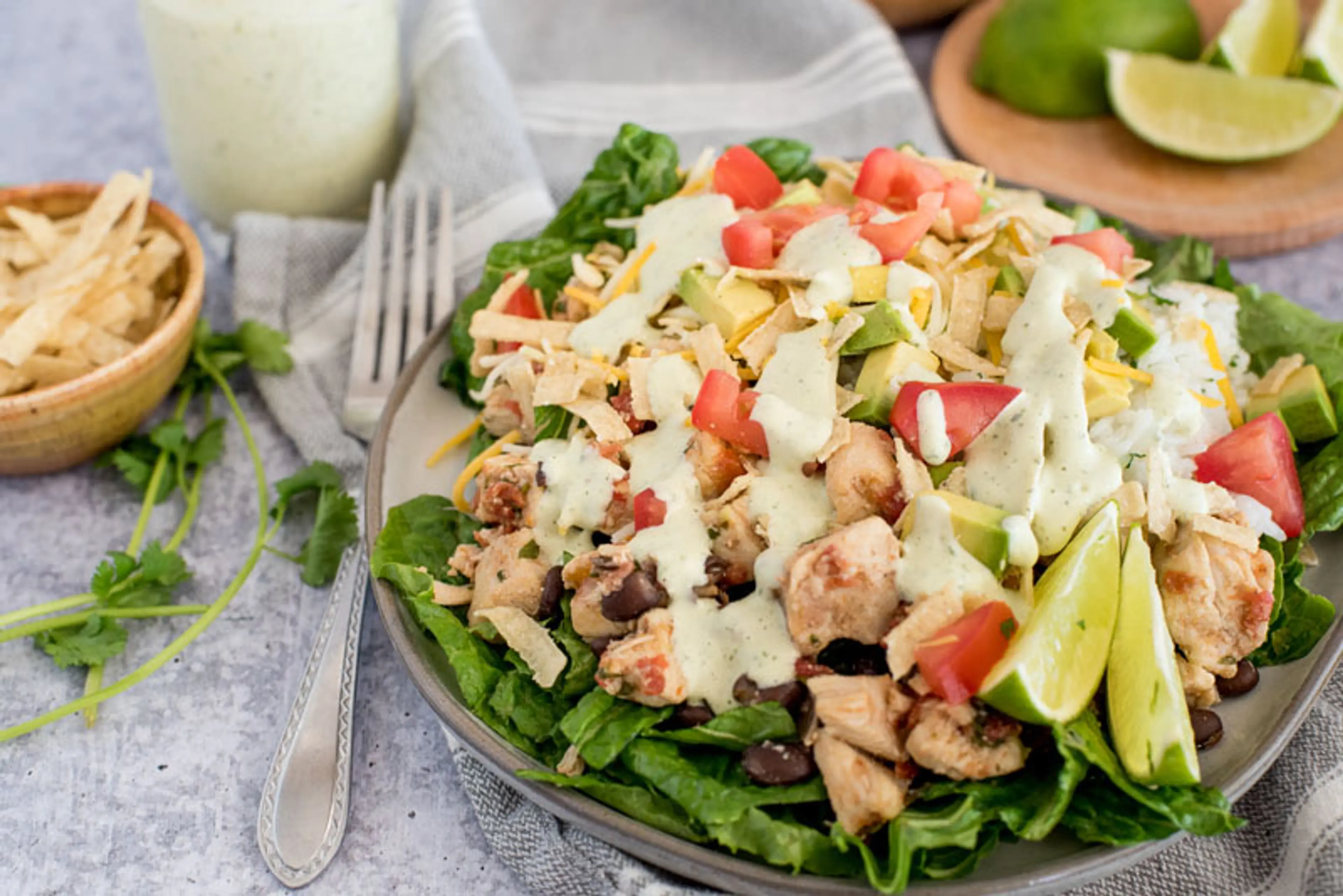 Instant Pot Chicken Taco Salad