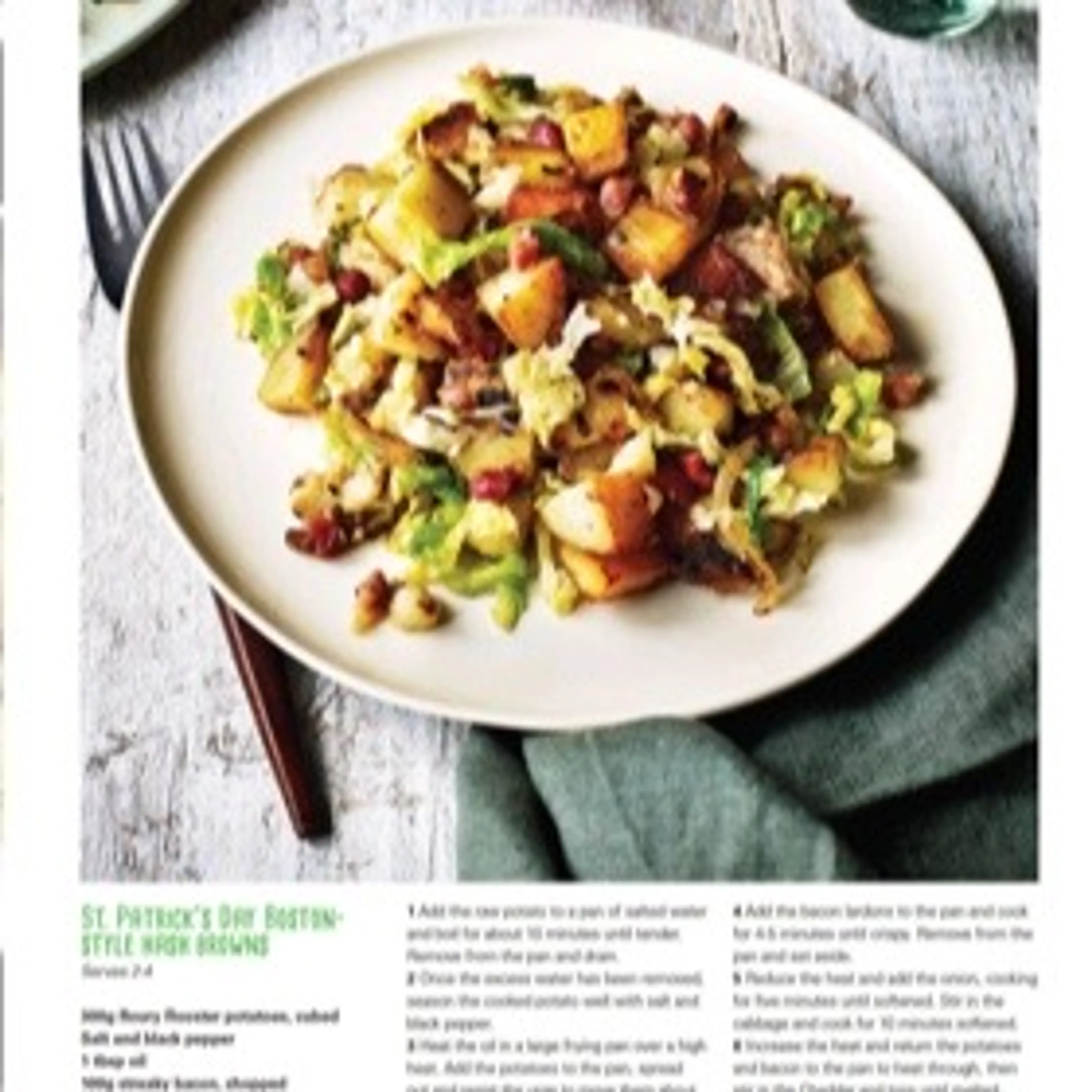 ST. PATRICK'S DAY BOSTON-STYLE HASH BROWNS