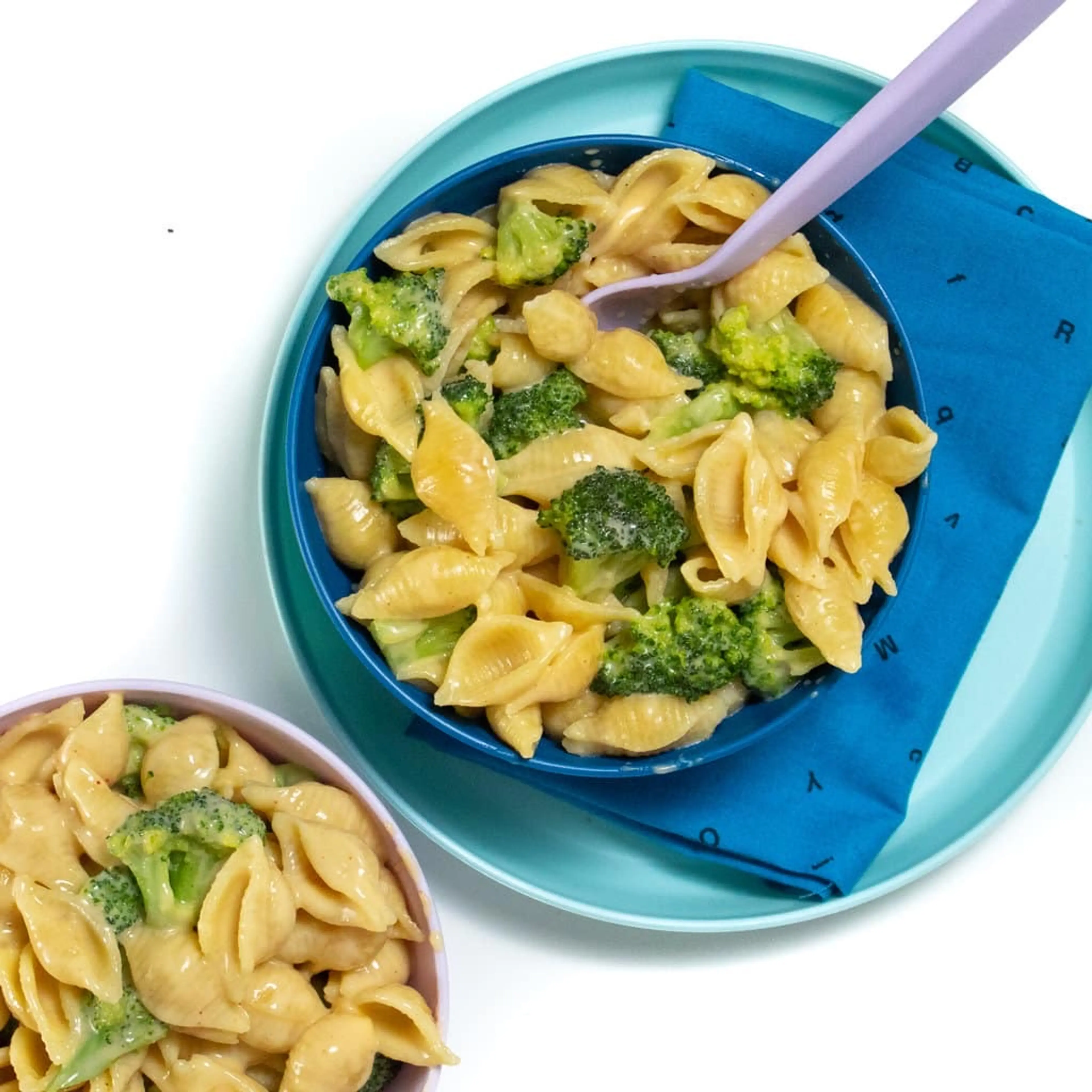 Kid-Requested Creamy Broccoli Mac and Cheese (made in 20 Min