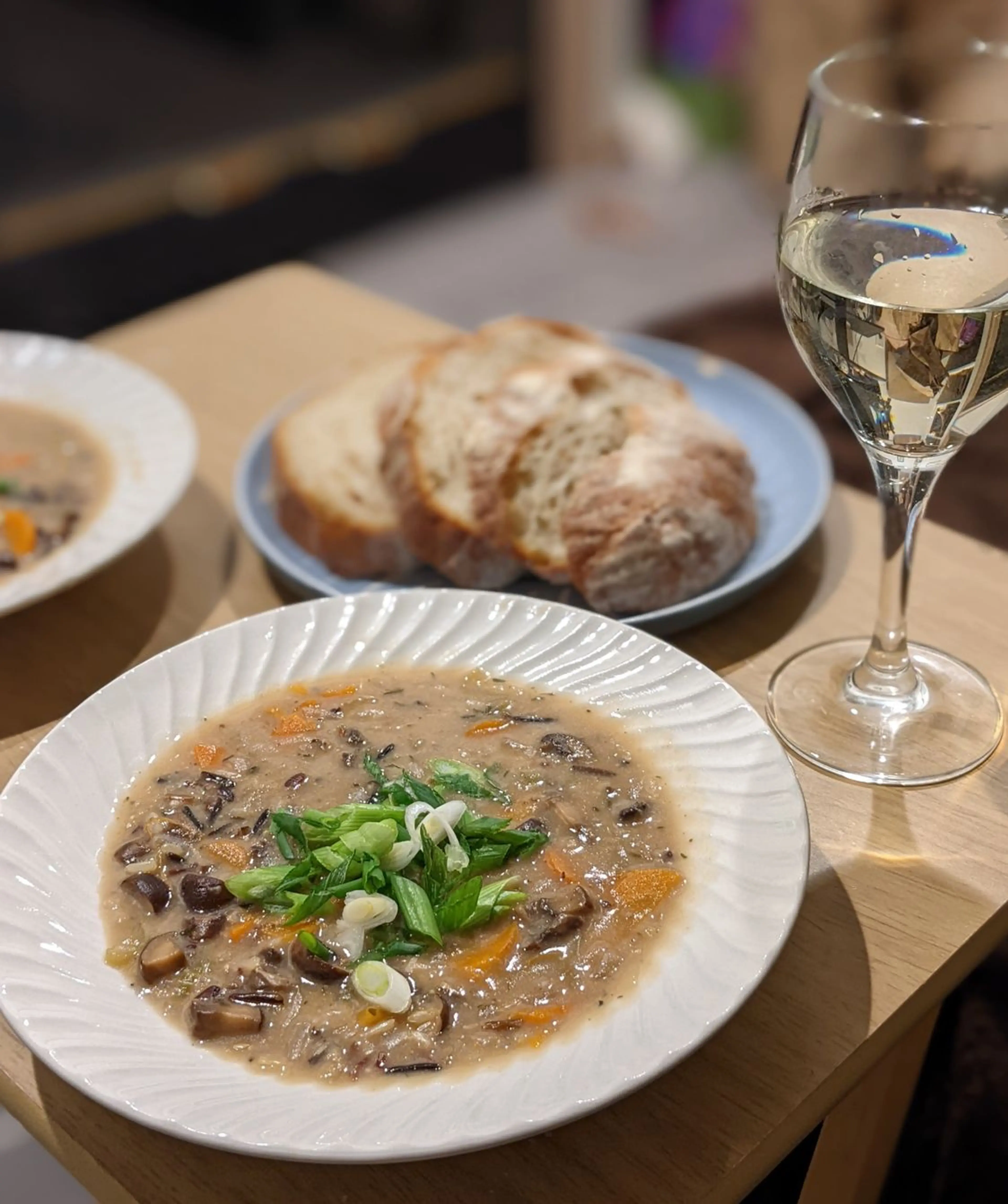Mushroom and Wild Rice Soup