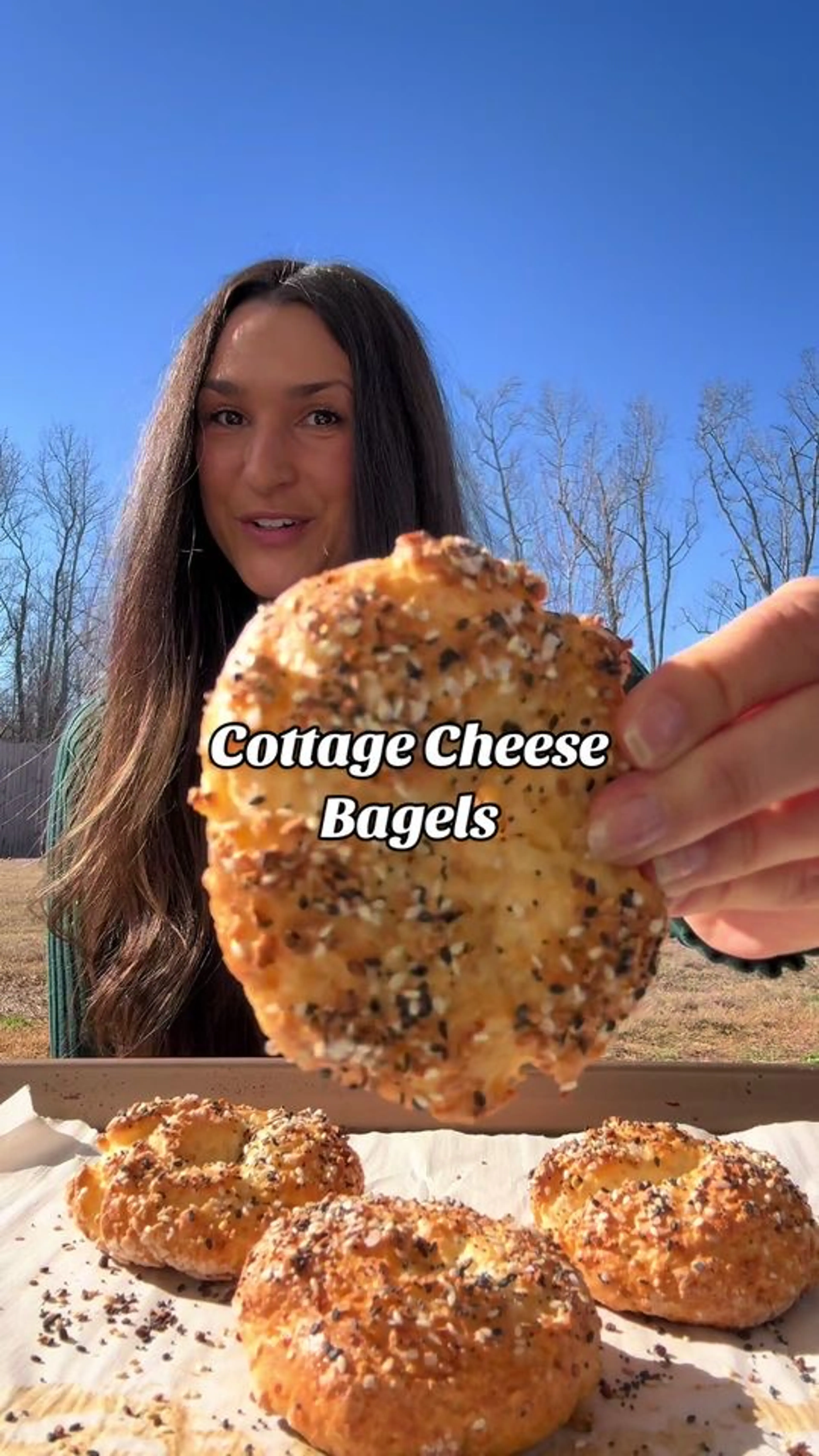 Replying to @cupboardcooking These Cottage Cheese Bagels Are