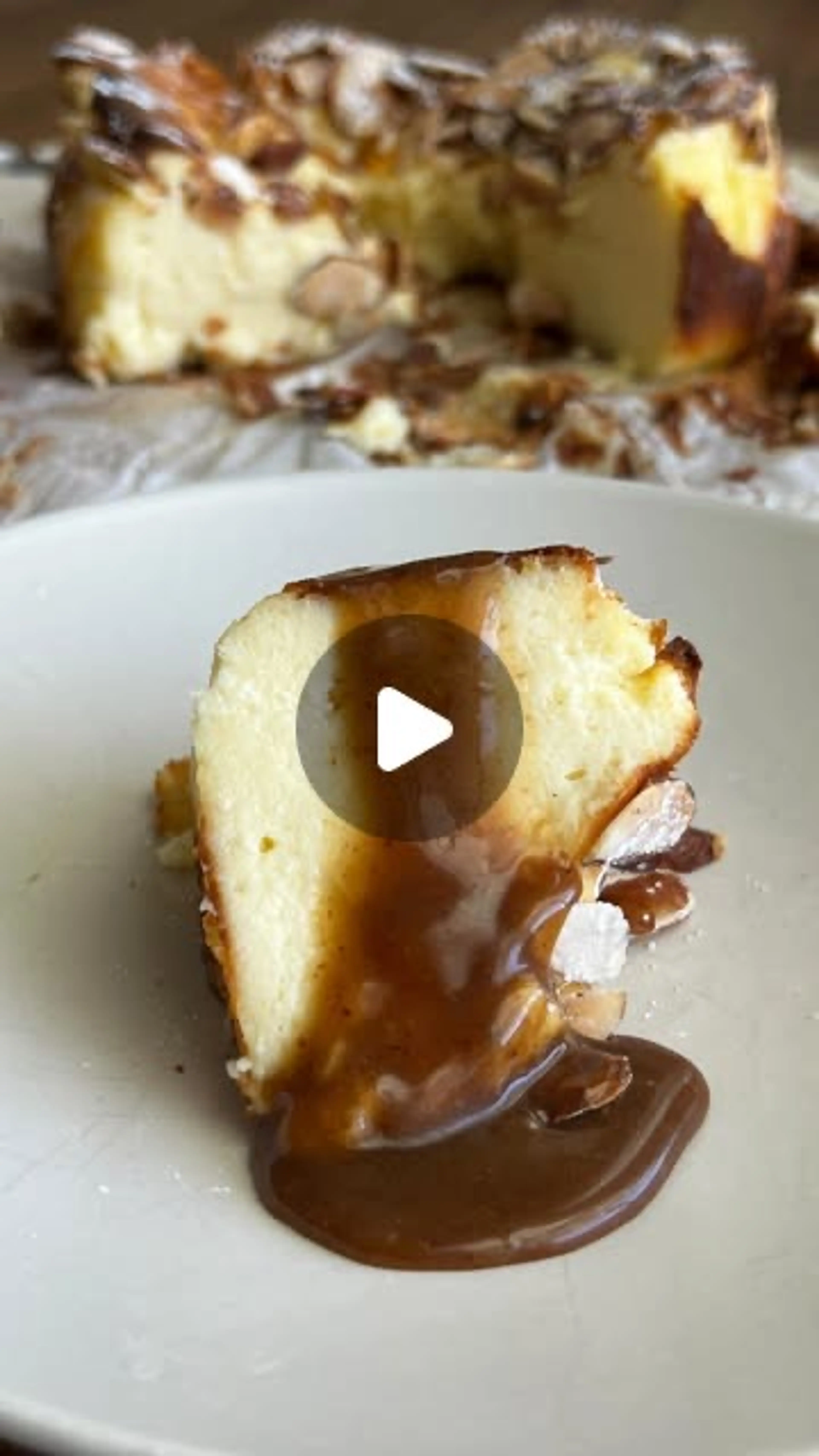 Mini Almond Burnt Basque Cheesecake