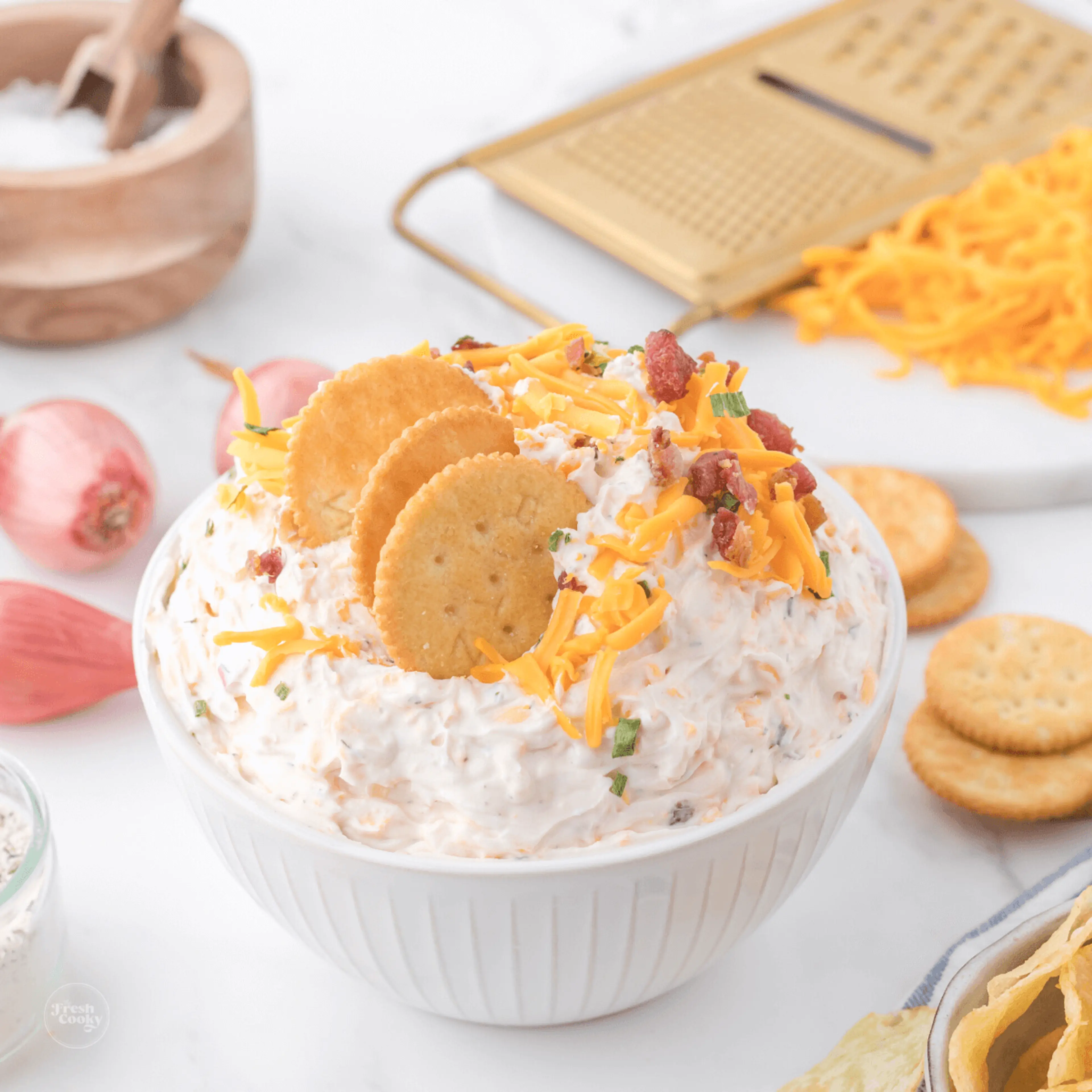 Cheddar Ranch Crack Dip (Cowboy Crack Dip)